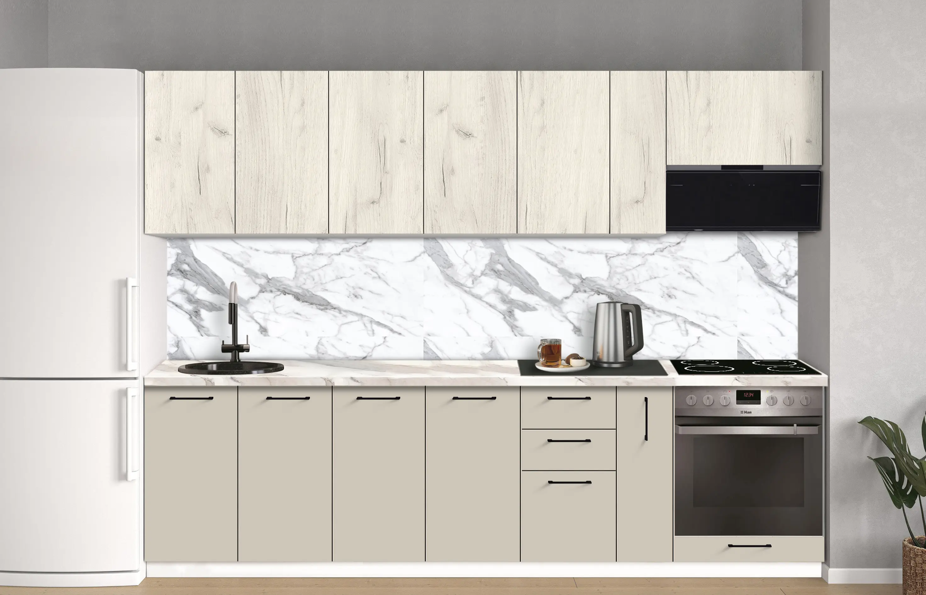 Bucatarie modulara Modern Bono 1 H68 2.8m