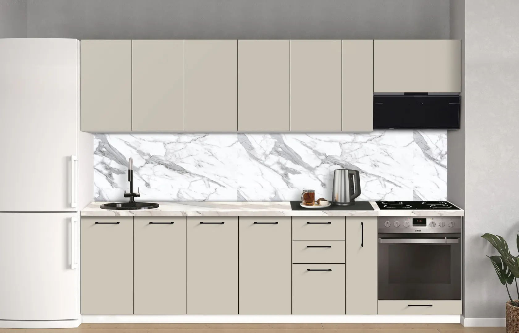 Bucatarie modulara Modern Bono 1 H68 2.8m