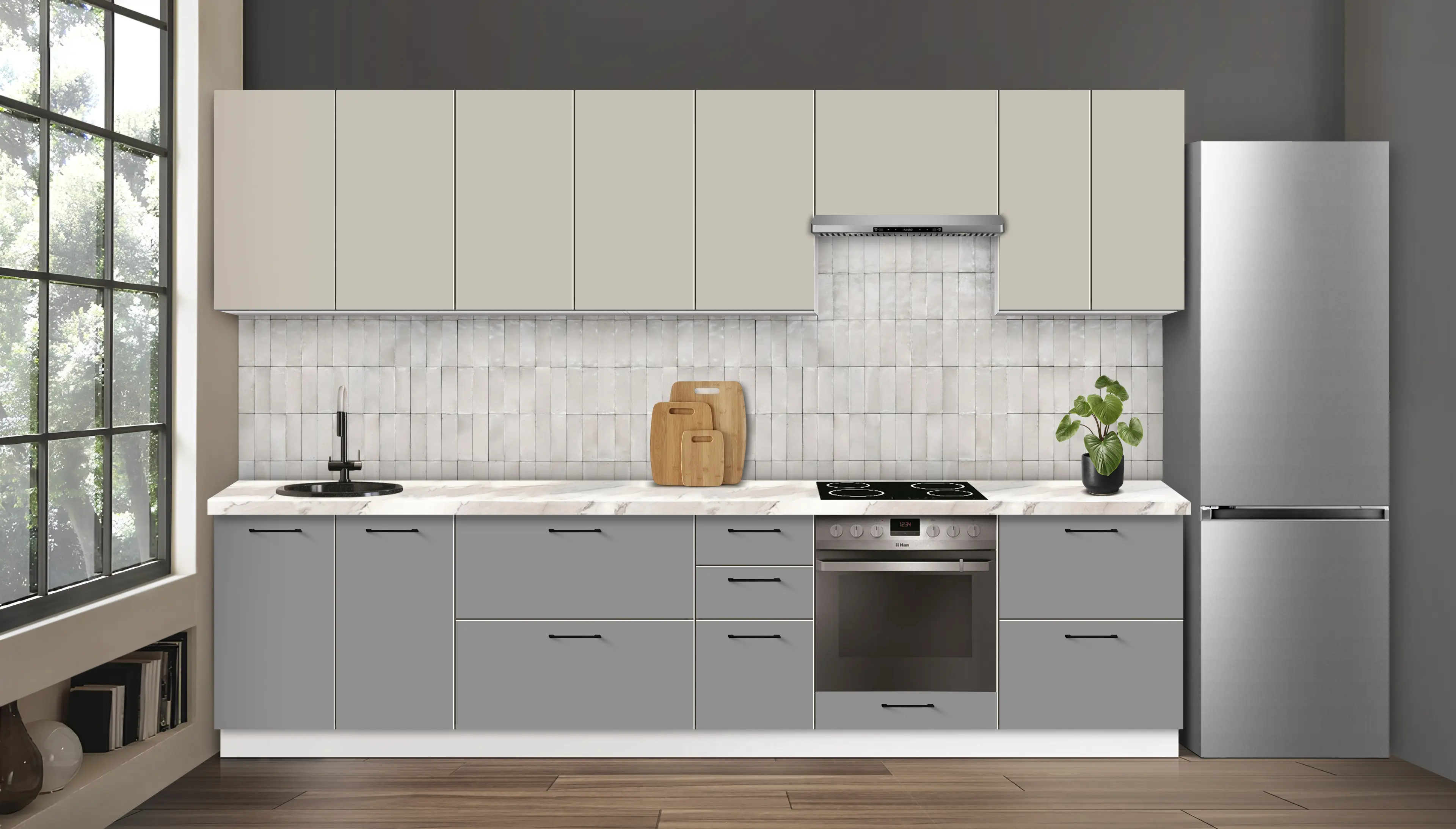 Bucatarie modulara Modern Bono 1 H68 3.2m