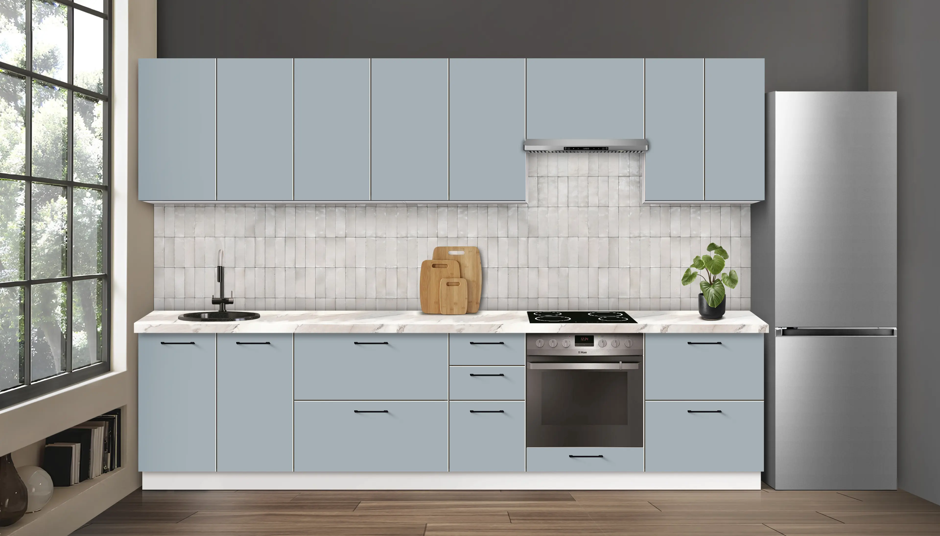 Bucatarie modulara Modern Bono 1 H68 3.2m