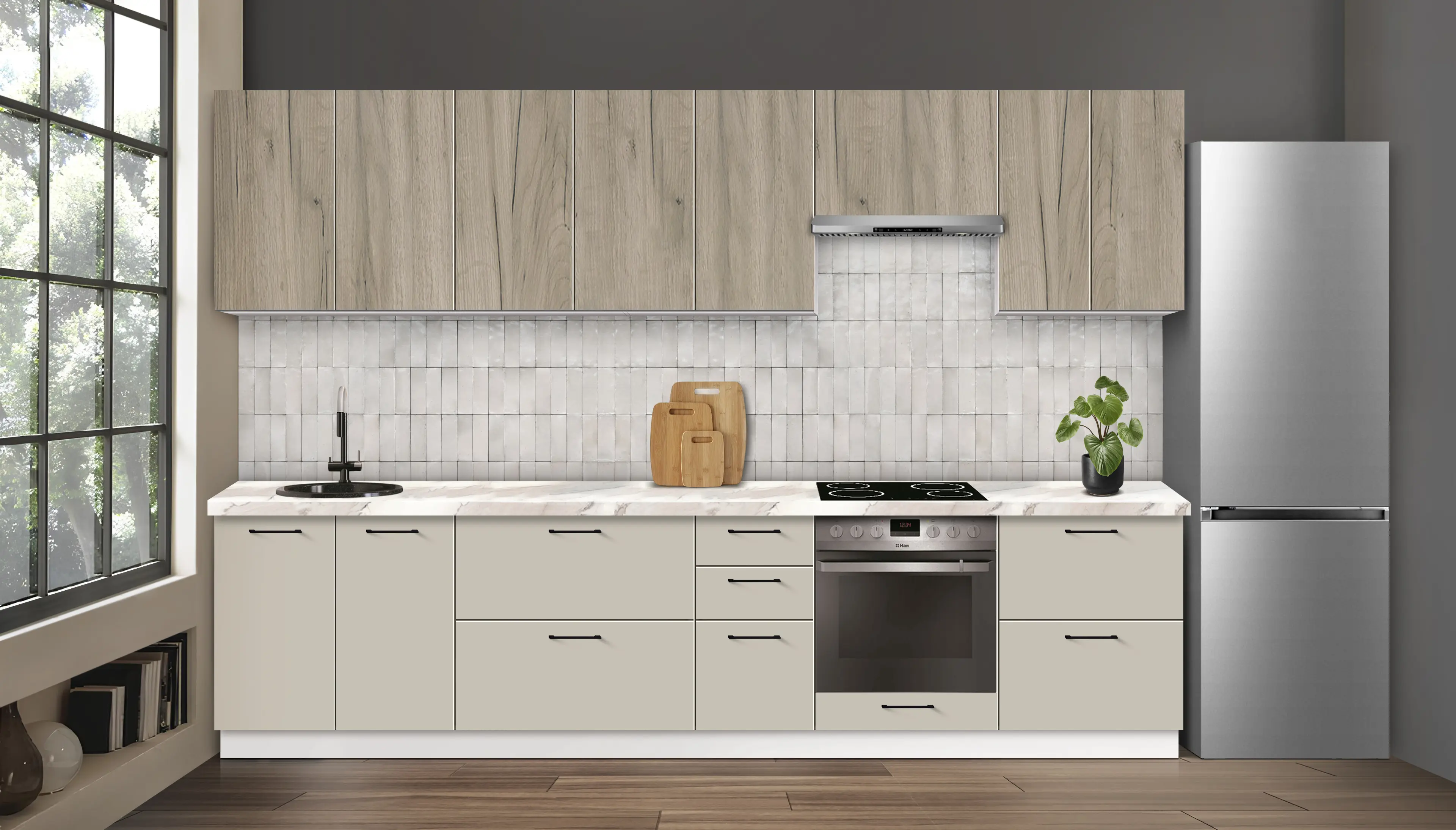 Bucatarie modulara Modern Bono 1 H68 3.2m