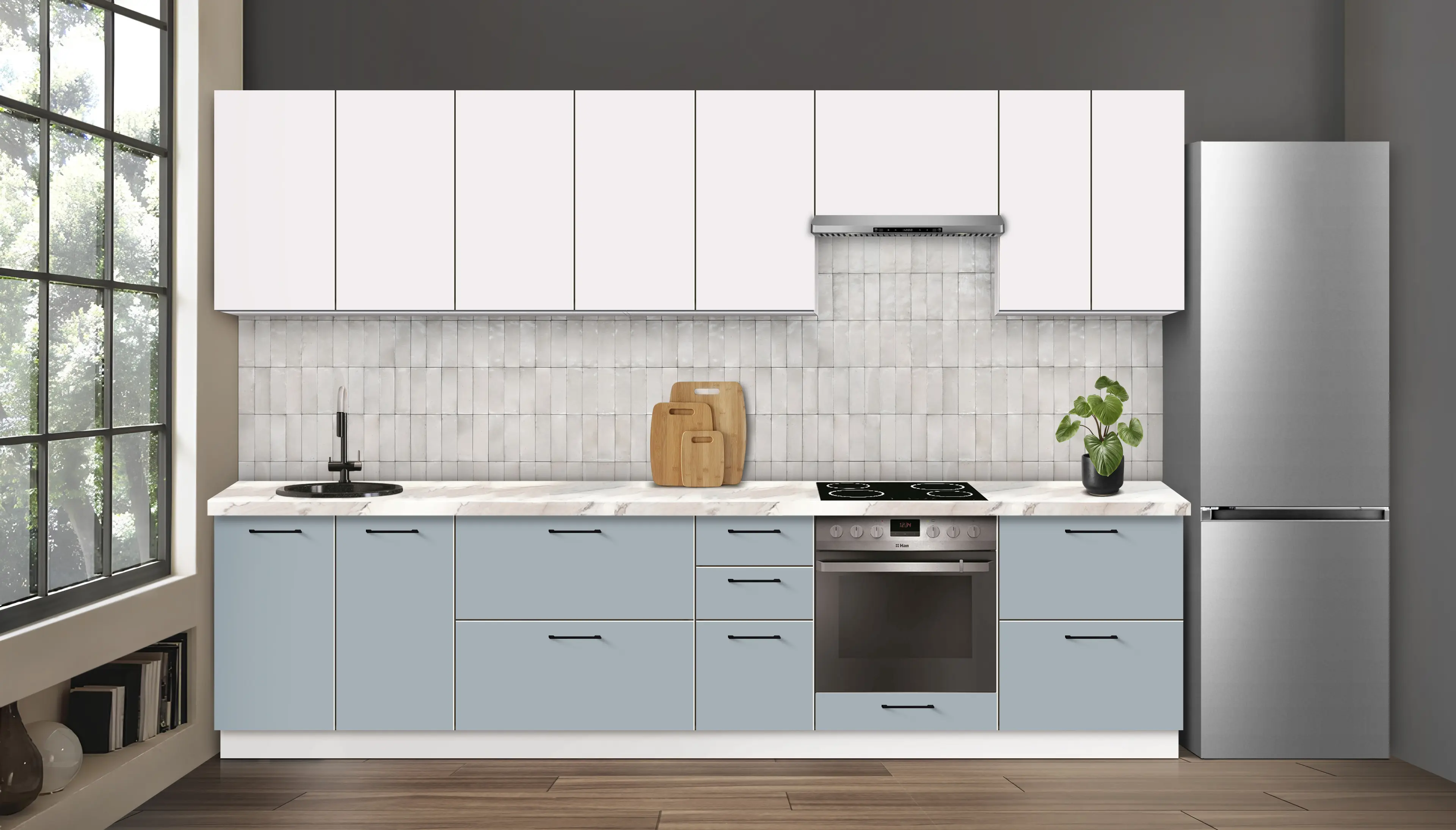 Bucatarie modulara Modern Bono 1 H68 3.2m