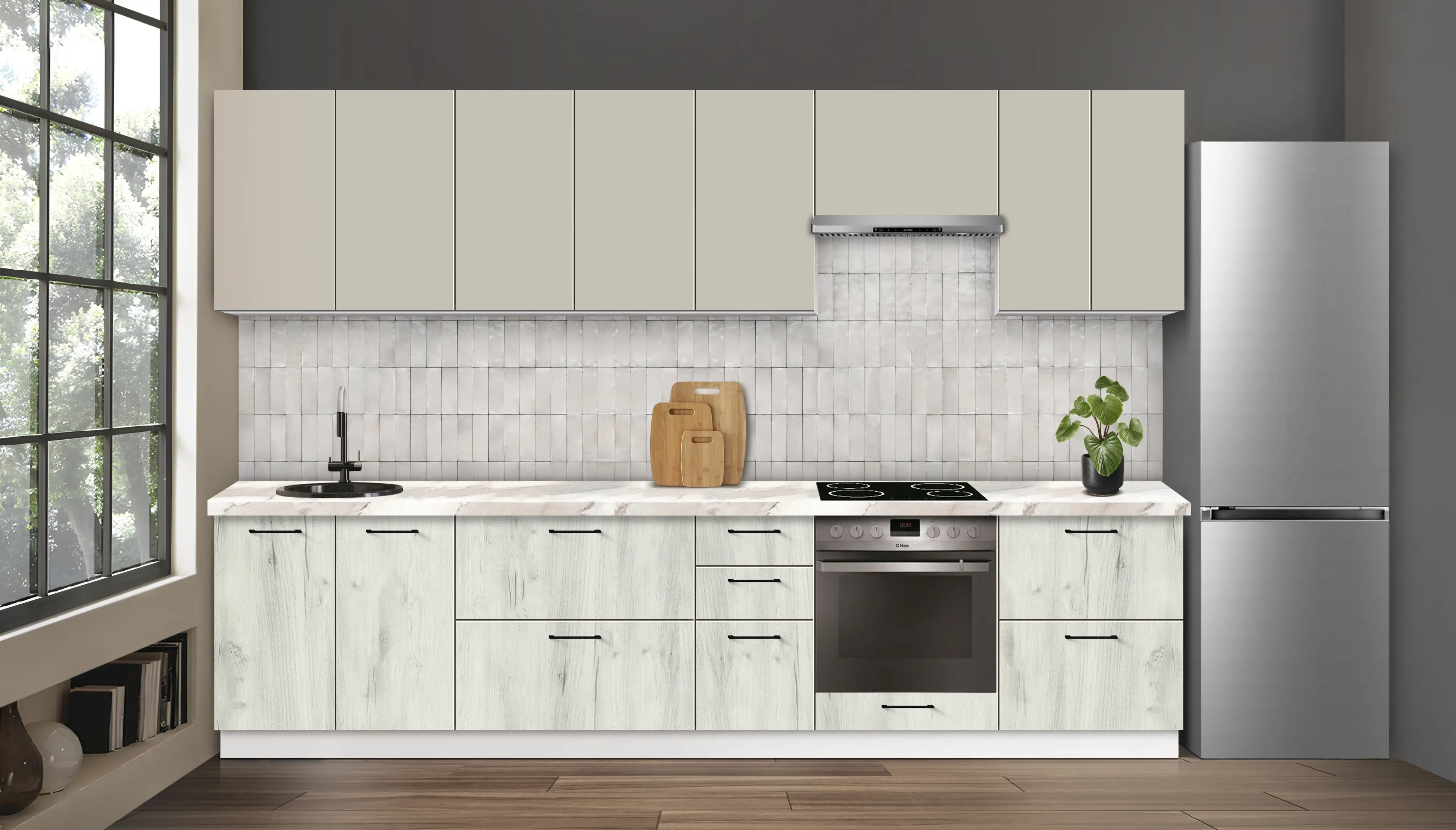 Bucatarie modulara Modern Bono 1 H68 3.2m