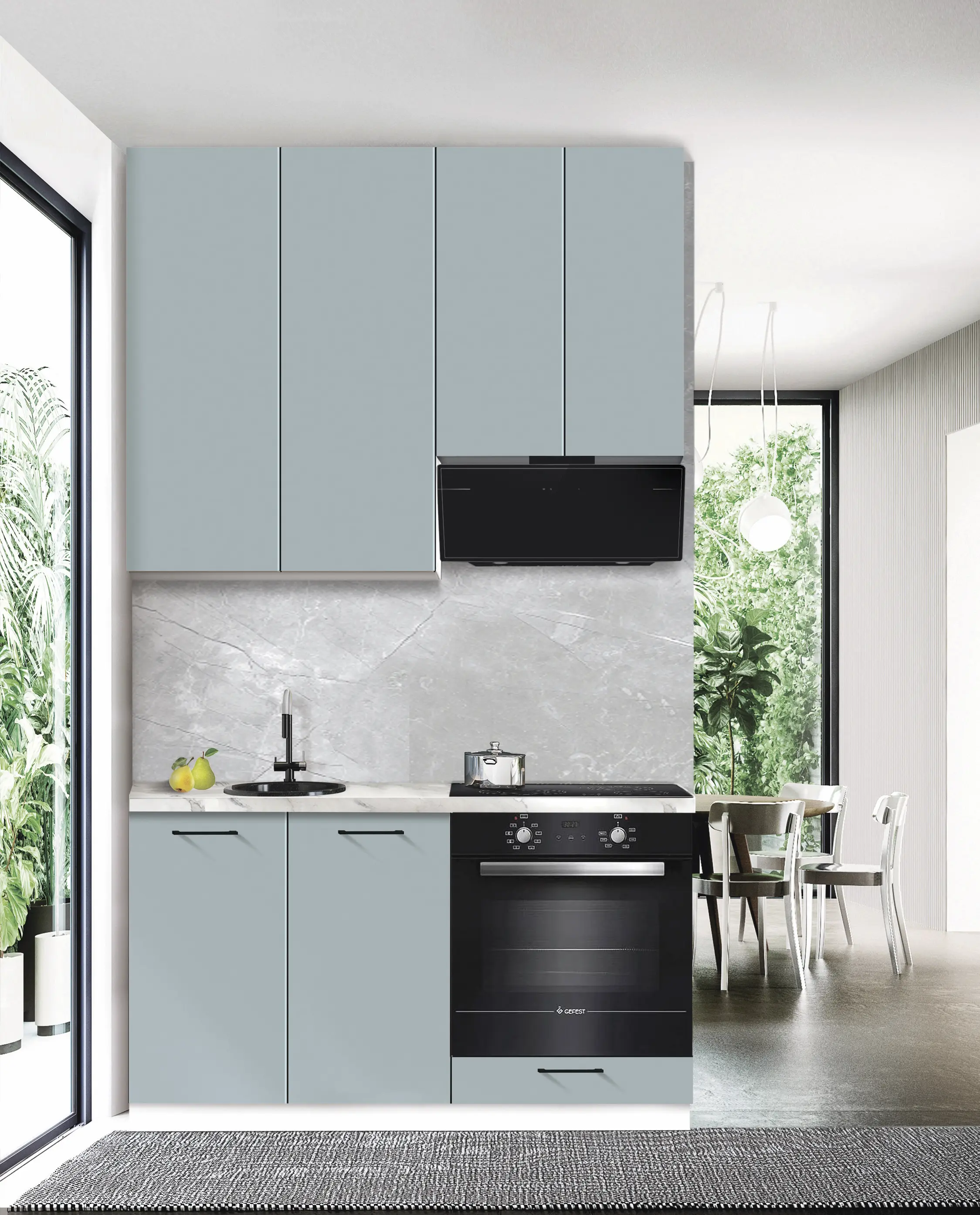 Bucatarie modulara Modern Bono 2 H110 1.4m