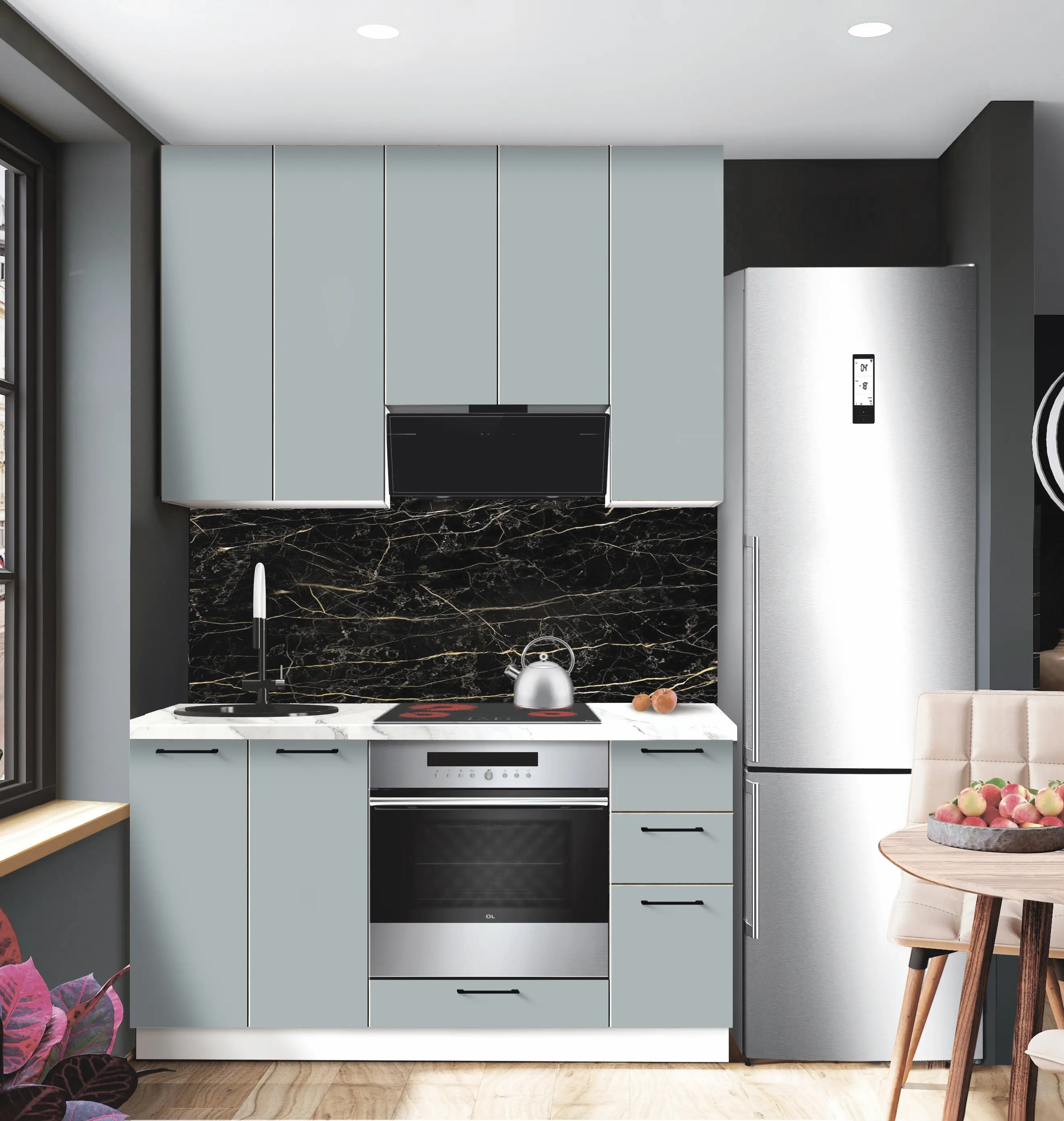 Bucatarie modulara Modern Bono 2 H110 1.5m