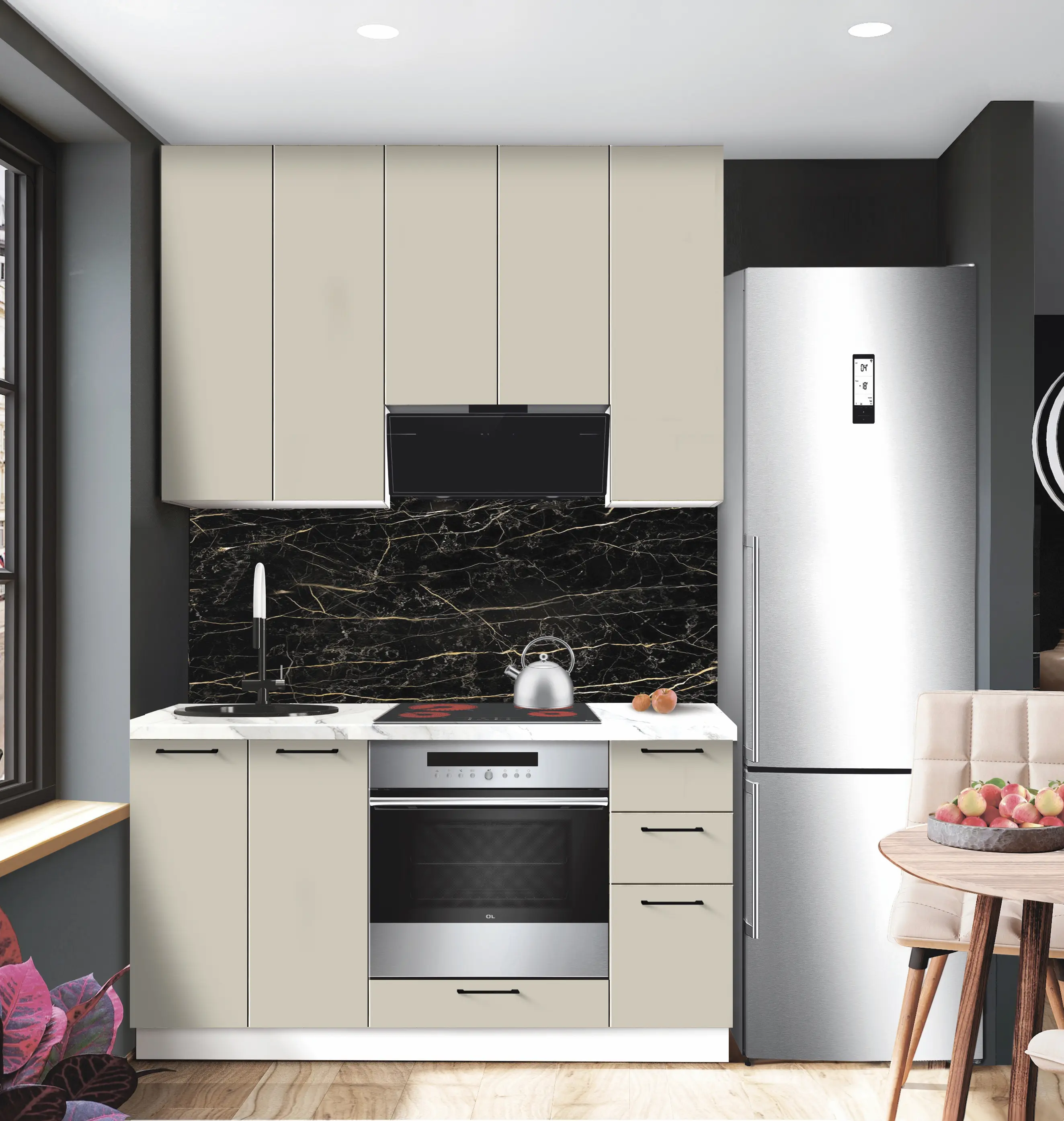 Bucatarie modulara Modern Bono 2 H110 1.5m