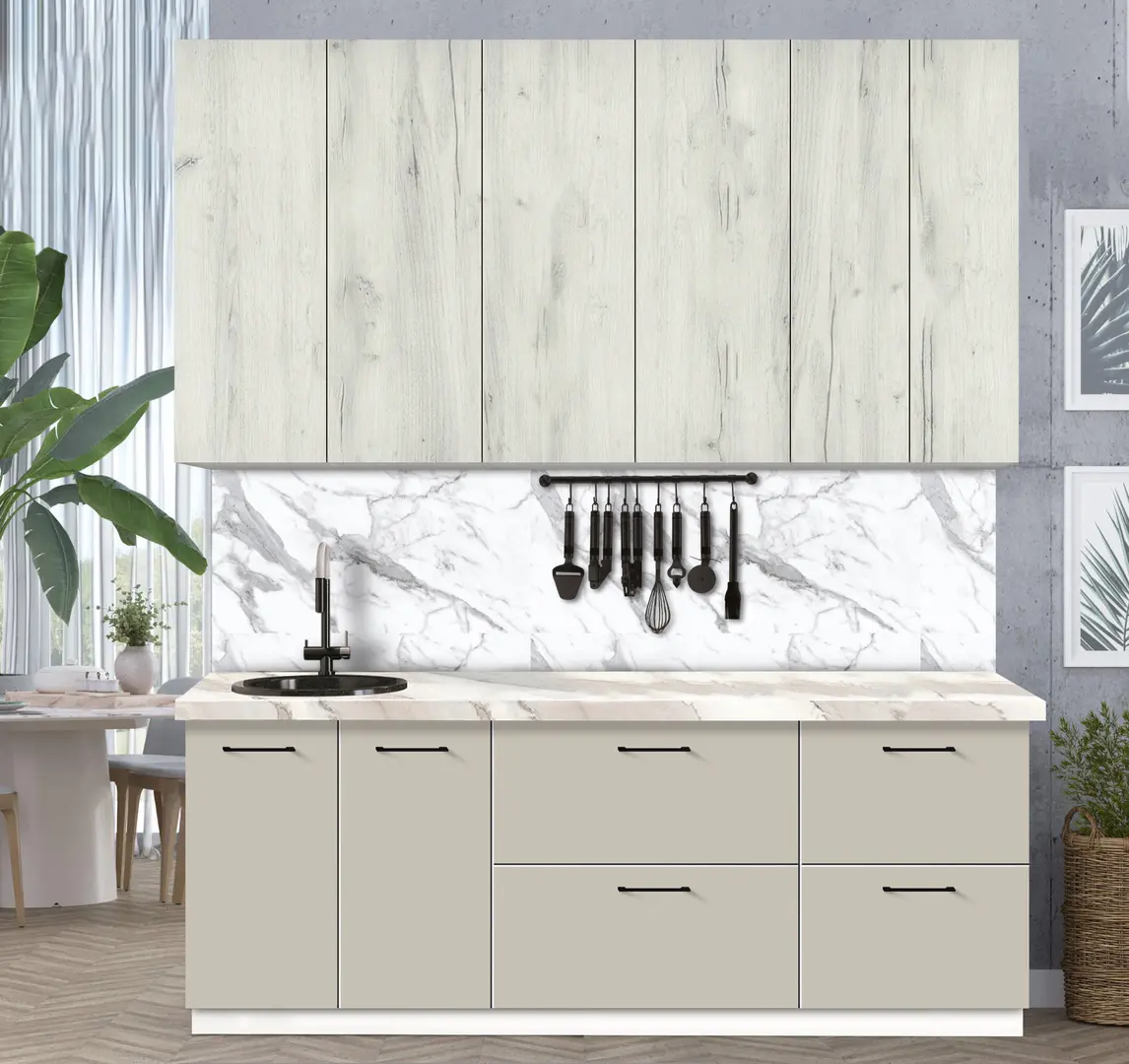 Bucatarie modulara Modern Bono 2 H110 2.2m