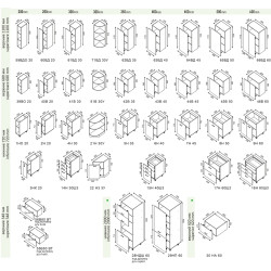 Bucatarie modulara Modern Bono 2 H110 2.6m Thumb