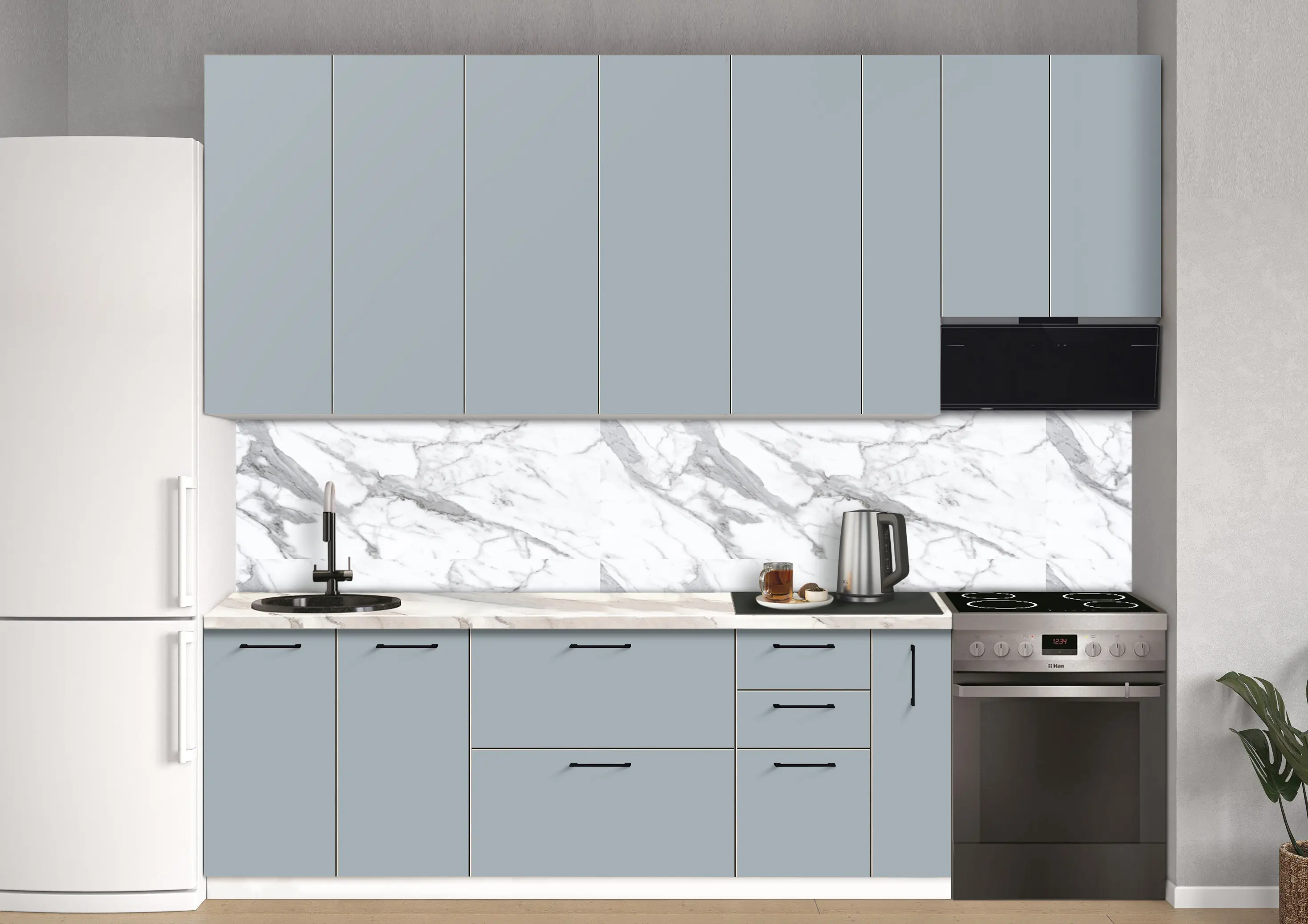 Bucatarie modulara Modern Bono 2 H110 2.8m