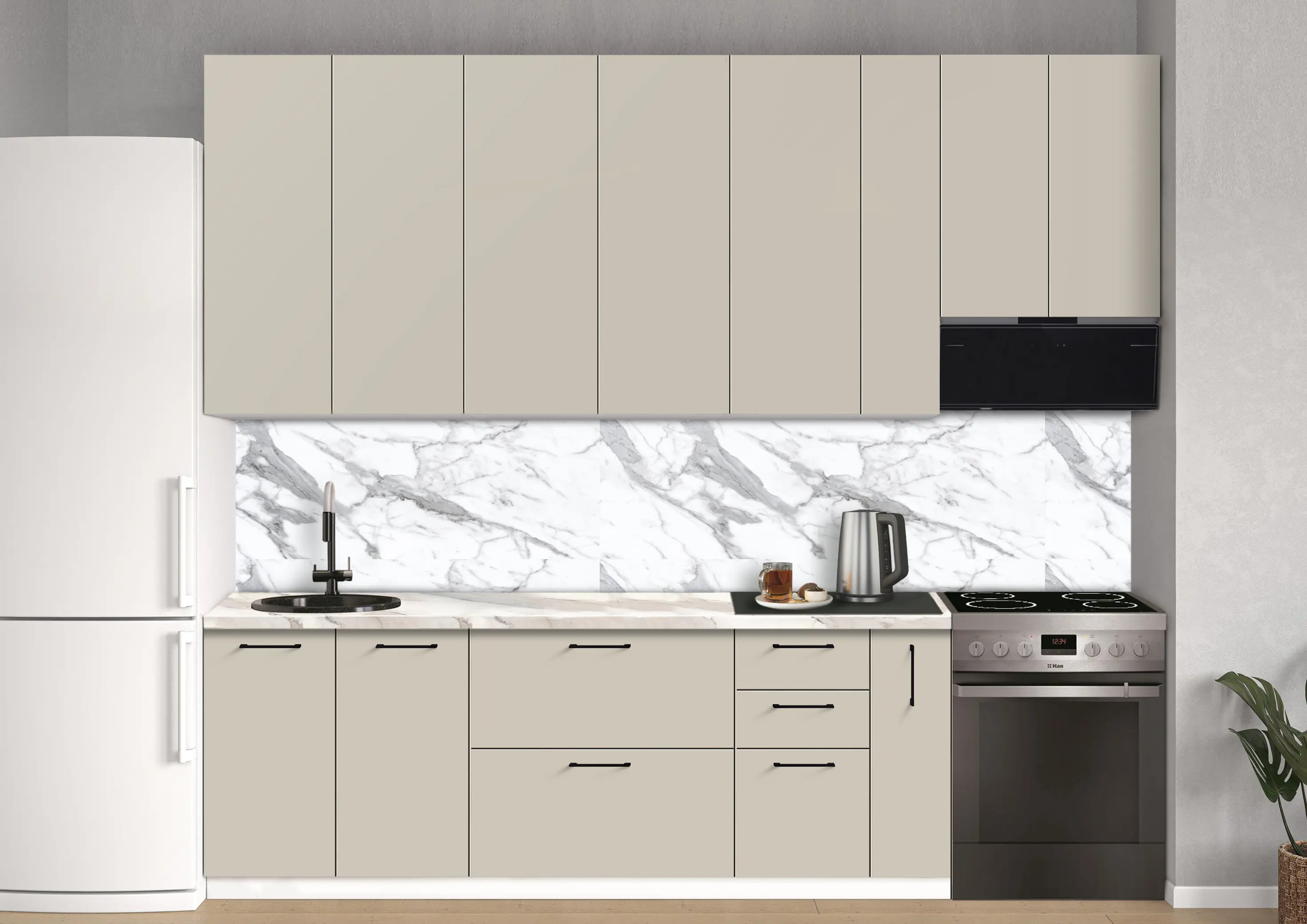 Bucatarie modulara Modern Bono 2 H110 2.8m