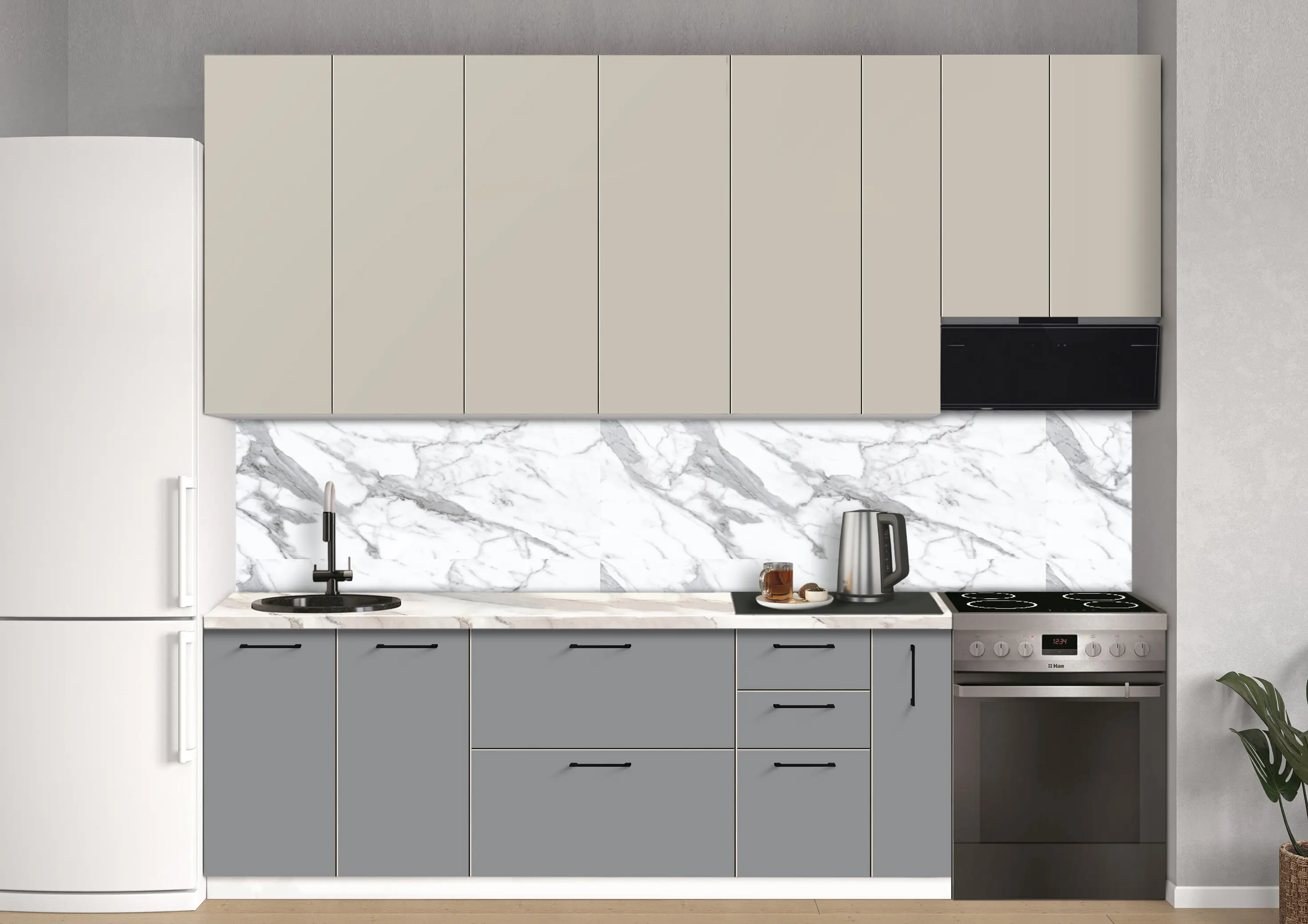 Bucatarie modulara Modern Bono 2 H110 2.8m