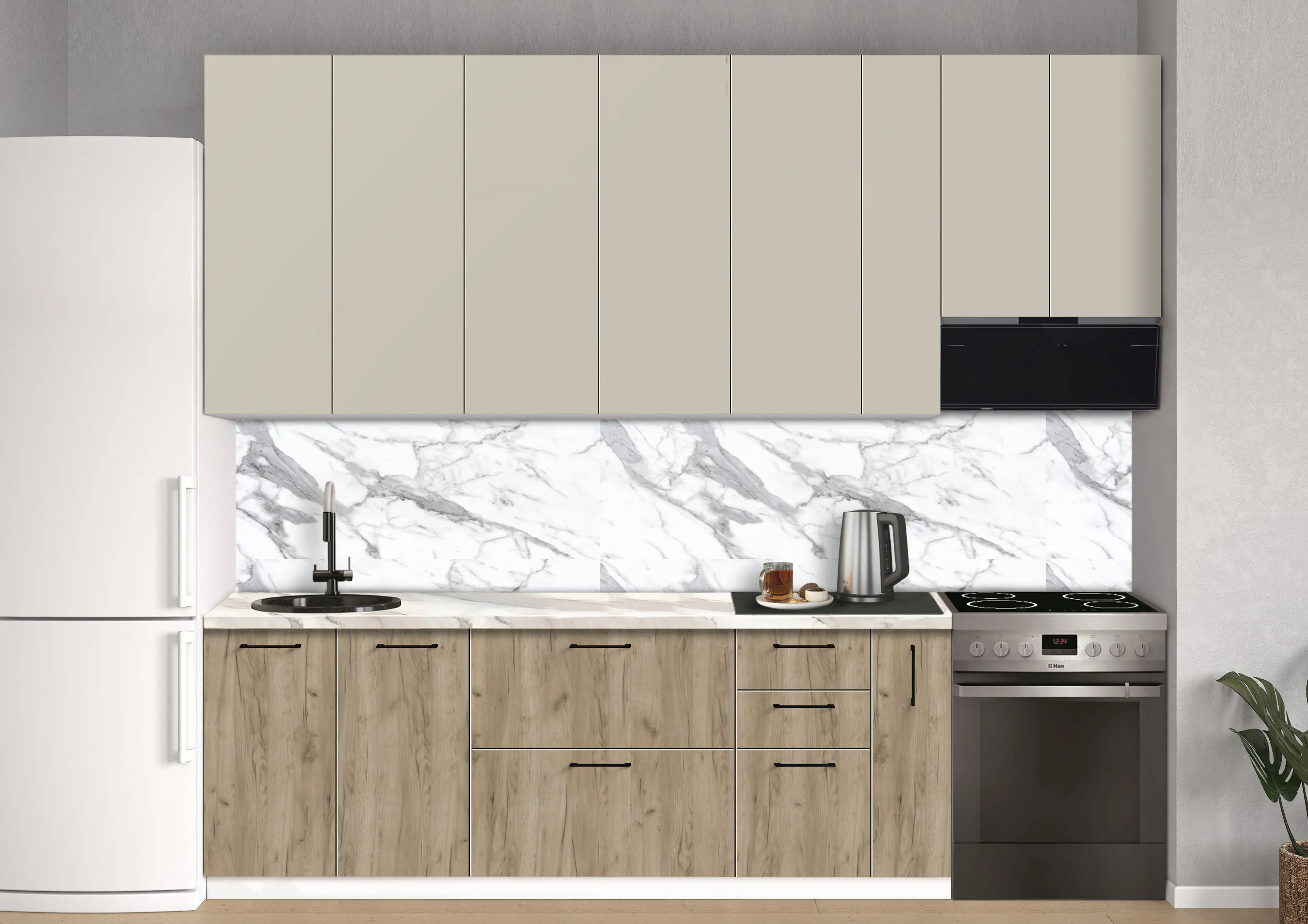 Bucatarie modulara Modern Bono 2 H110 2.8m