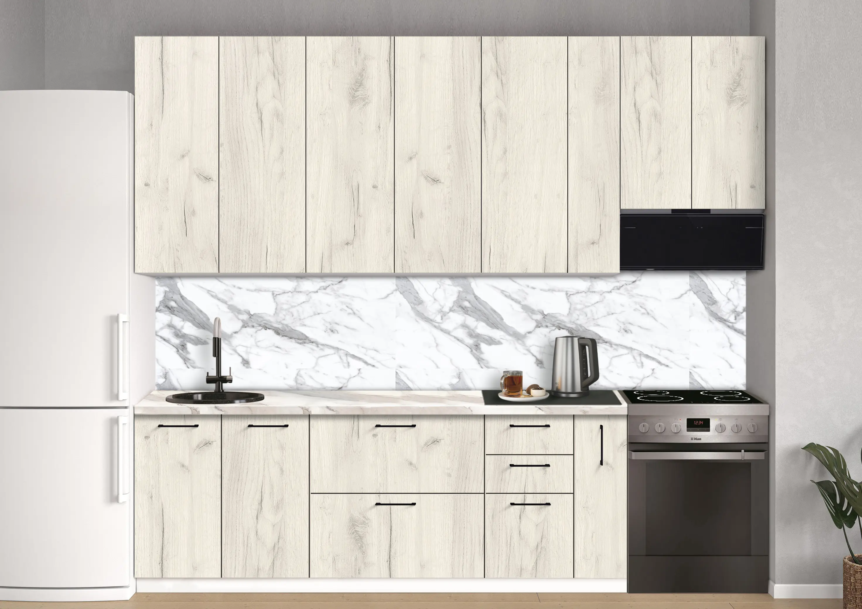 Bucatarie modulara Modern Bono 2 H110 2.8m