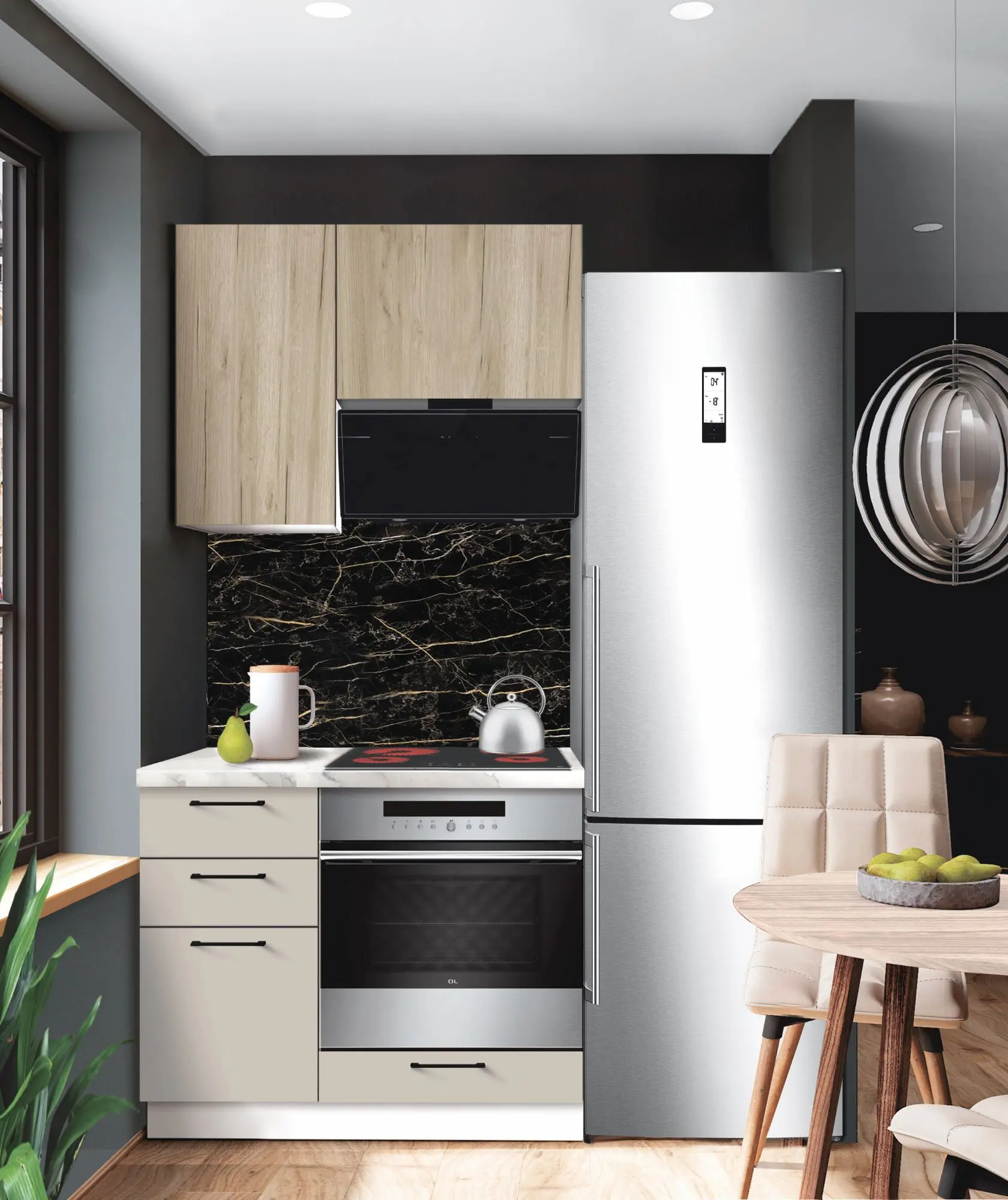 Модульная кухня Modern Bono 2 H68 1.0m