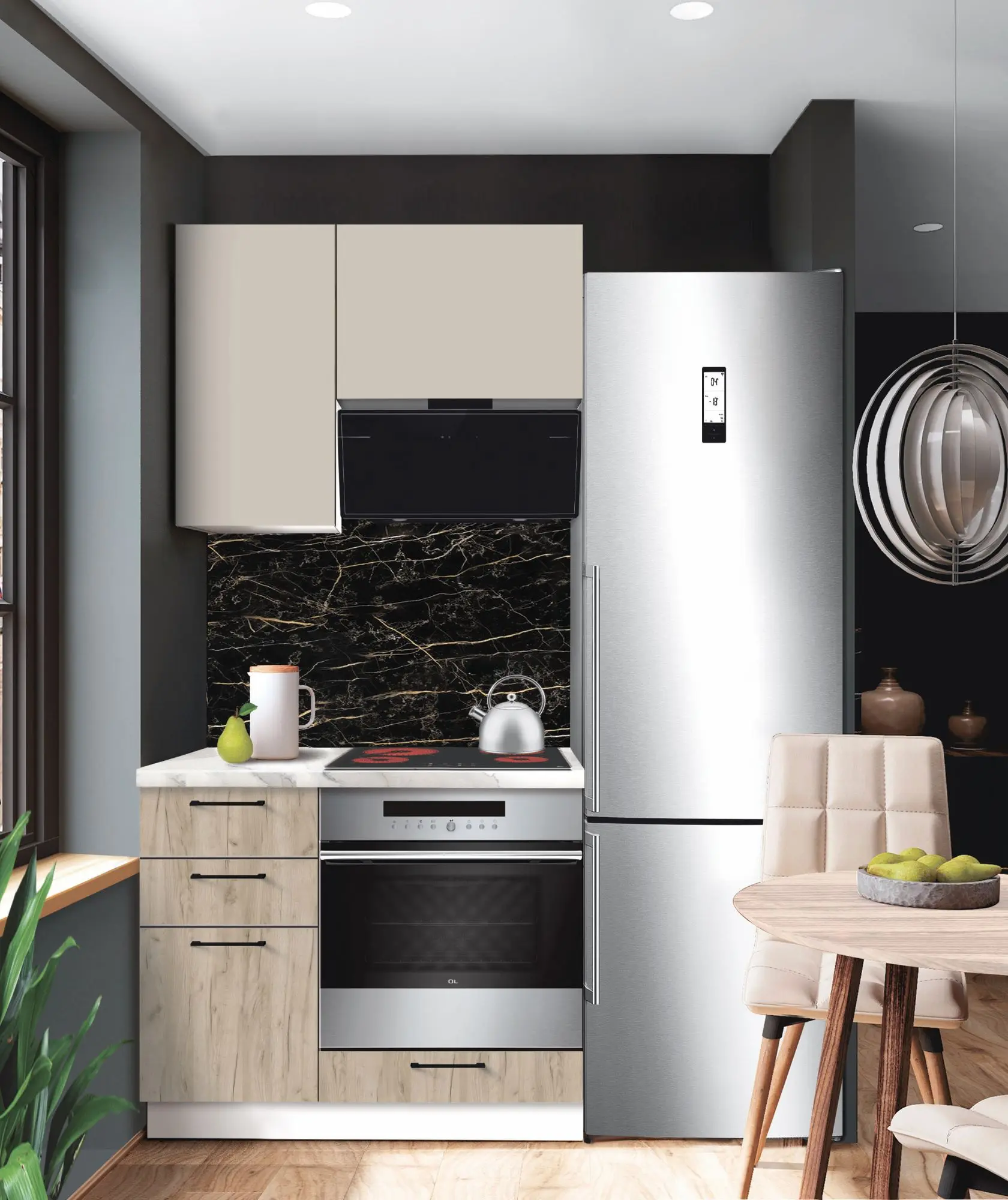 Модульная кухня Modern Bono 2 H68 1.0m