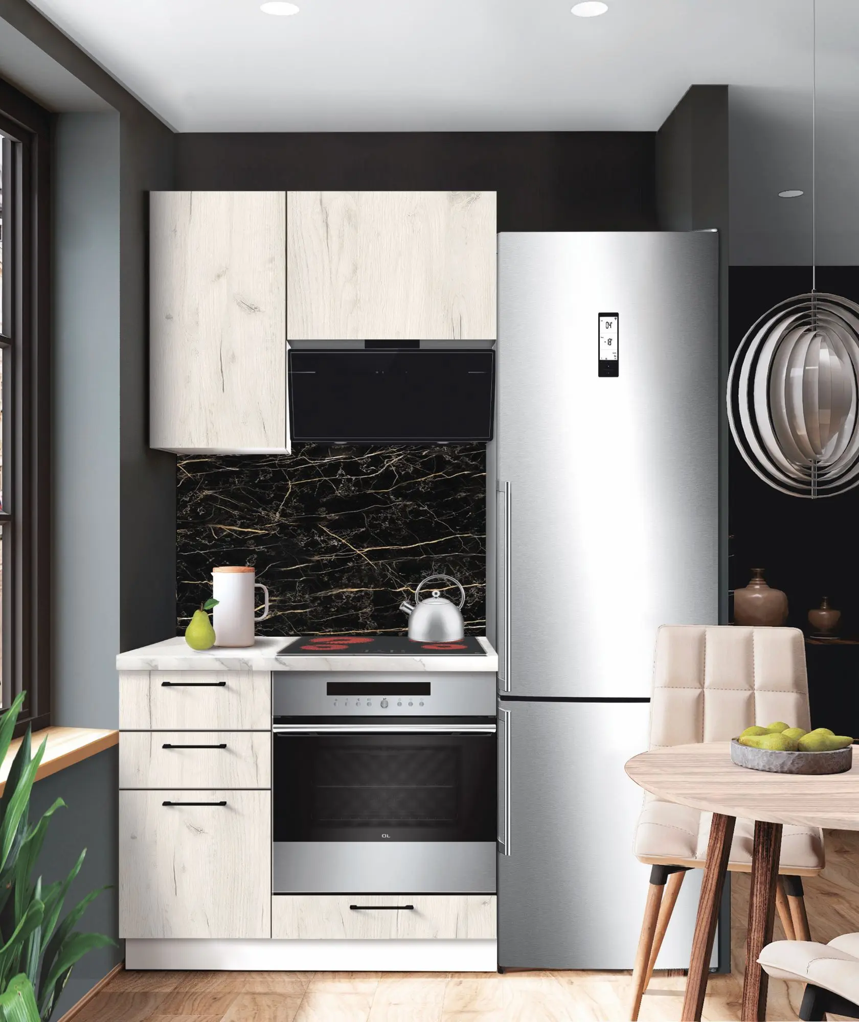 Модульная кухня Modern Bono 2 H68 1.0m