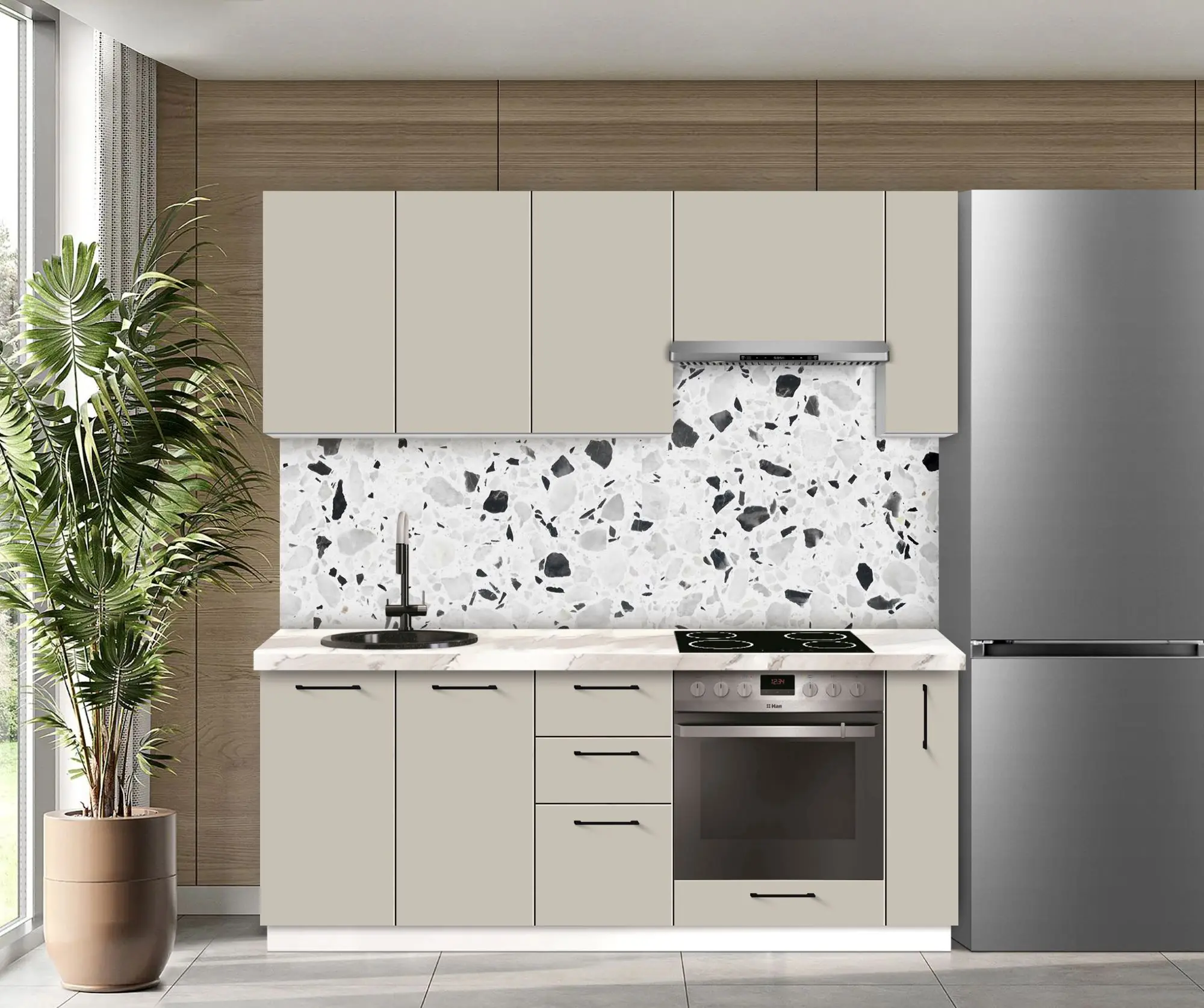 Bucatarie modulara Modern Bono 2 H68 2.0m