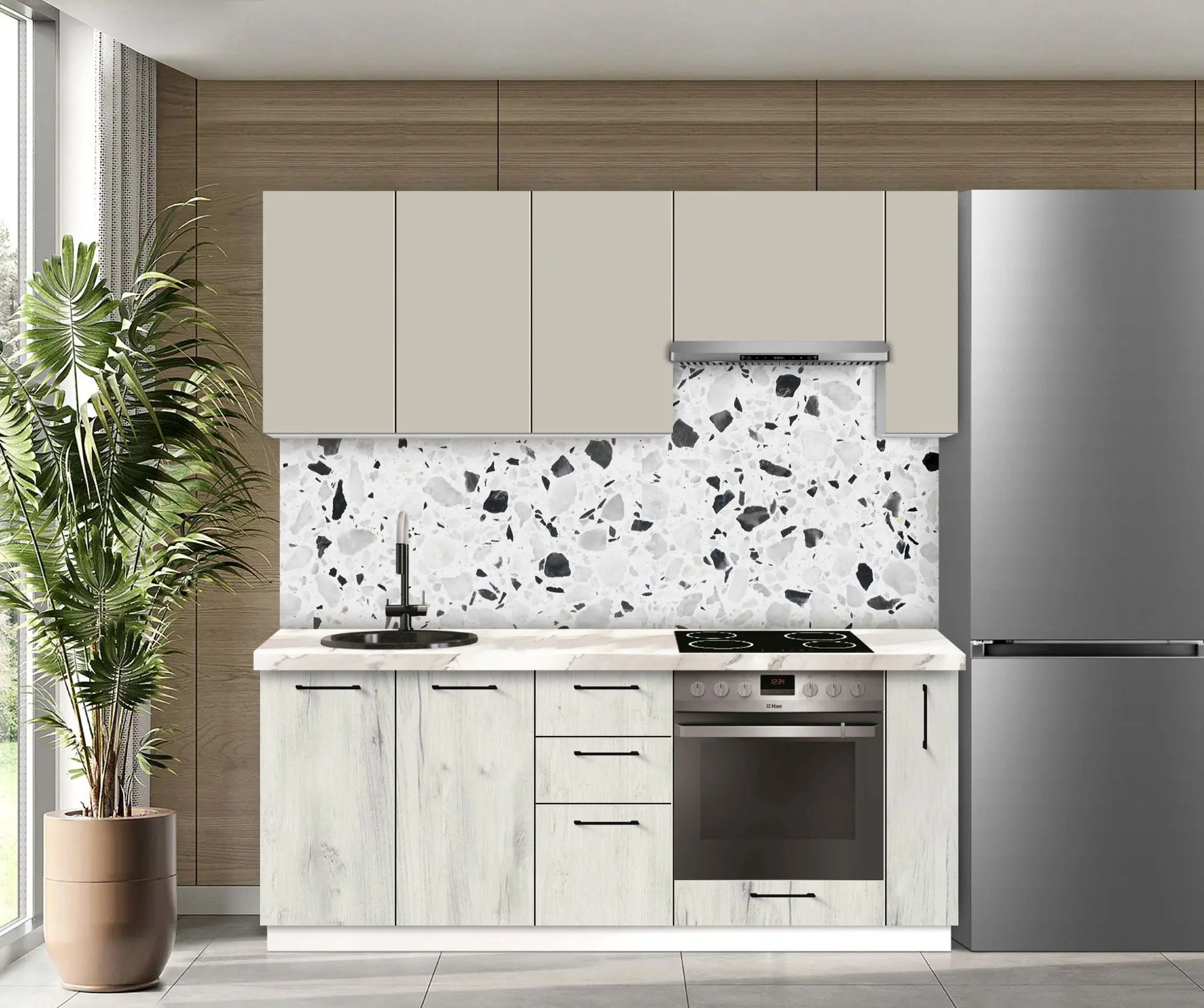 Bucatarie modulara Modern Bono 2 H68 2.0m