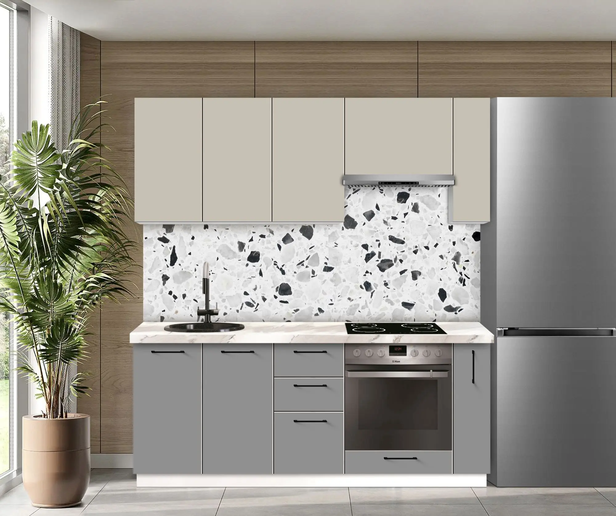 Bucatarie modulara Modern Bono 2 H68 2.0m