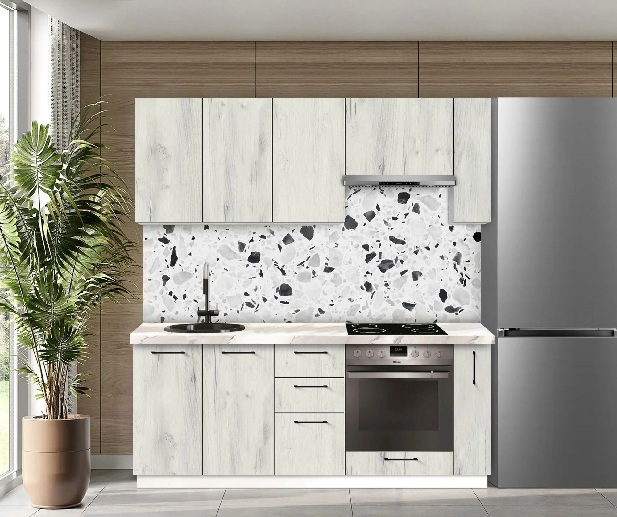 Bucatarie modulara Modern Bono 2 H68 2.0m