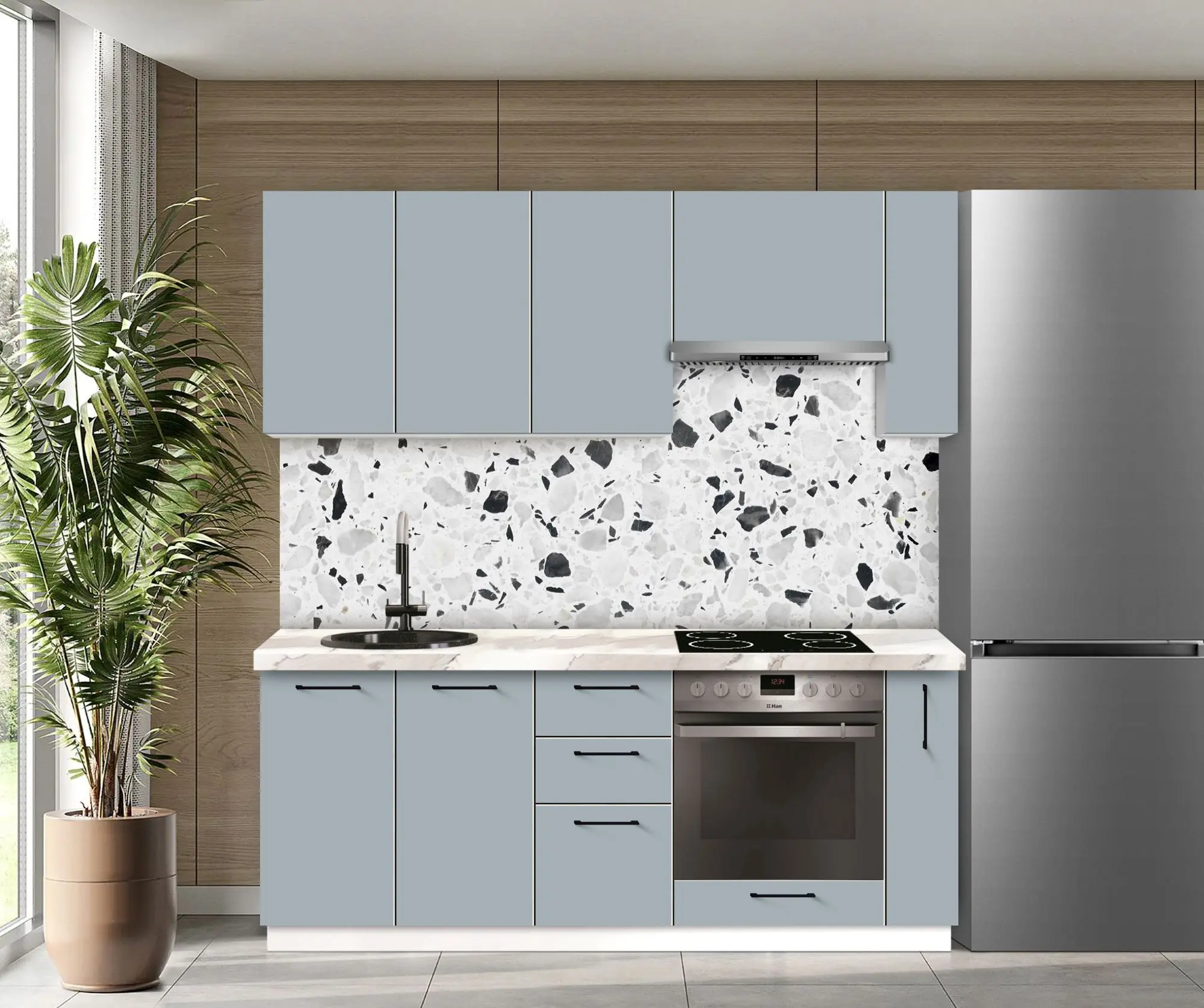 Bucatarie modulara Modern Bono 2 H68 2.0m