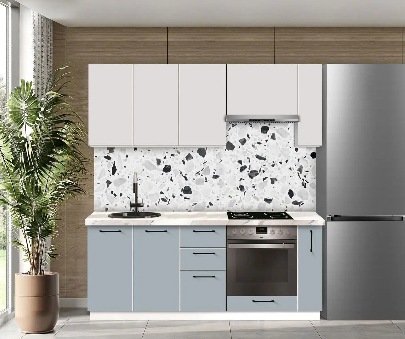 Bucatarie modulara Modern Bono 2 H68 2.0m