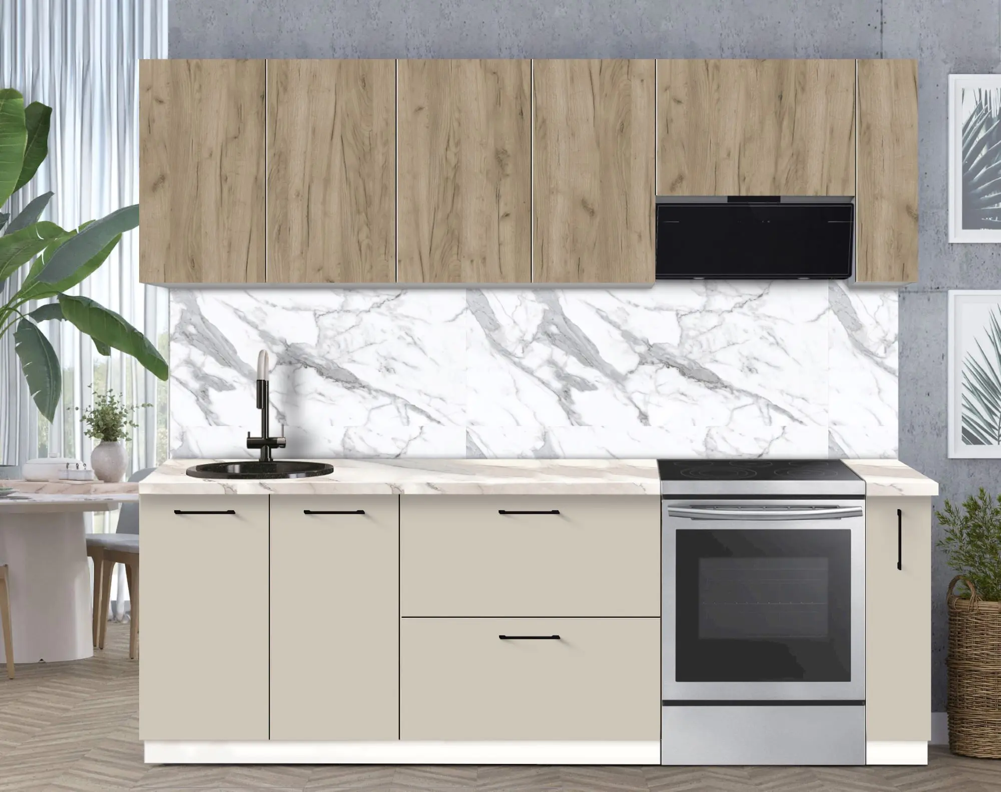 Модульная кухня Modern Bono 2 H68 2.4m