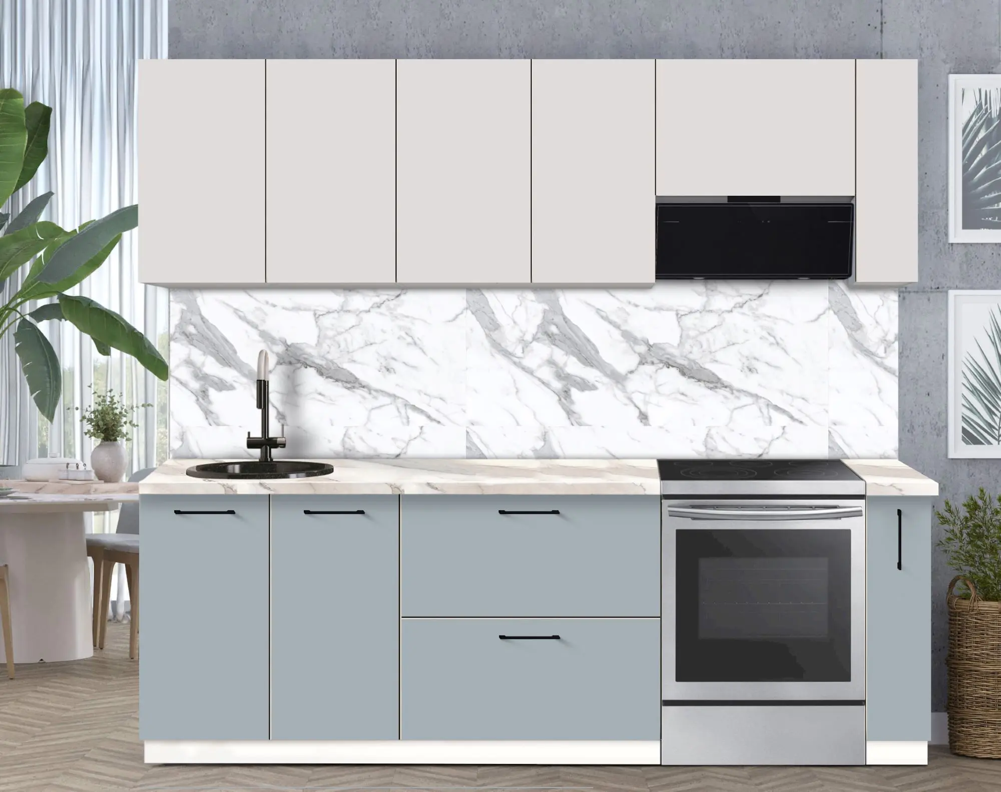 Модульная кухня Modern Bono 2 H68 2.4m