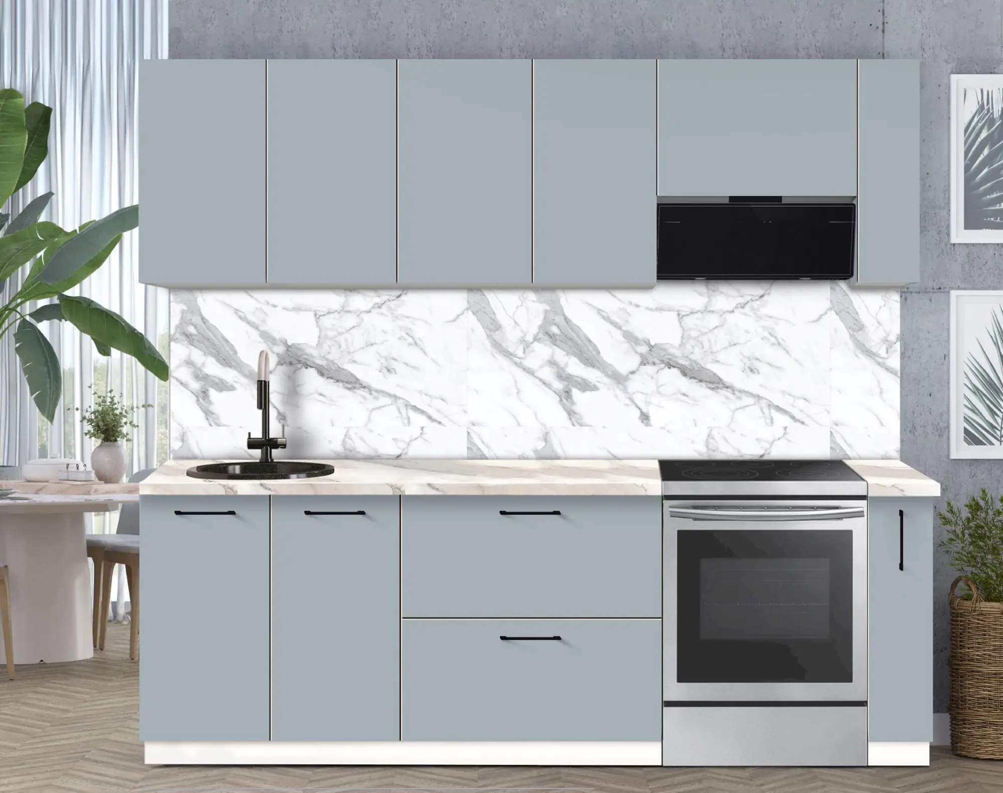 Модульная кухня Modern Bono 2 H68 2.4m