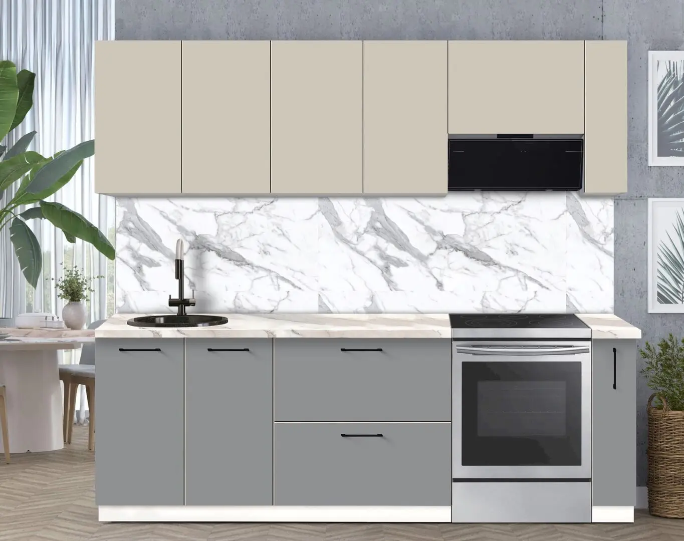 Модульная кухня Modern Bono 2 H68 2.4m