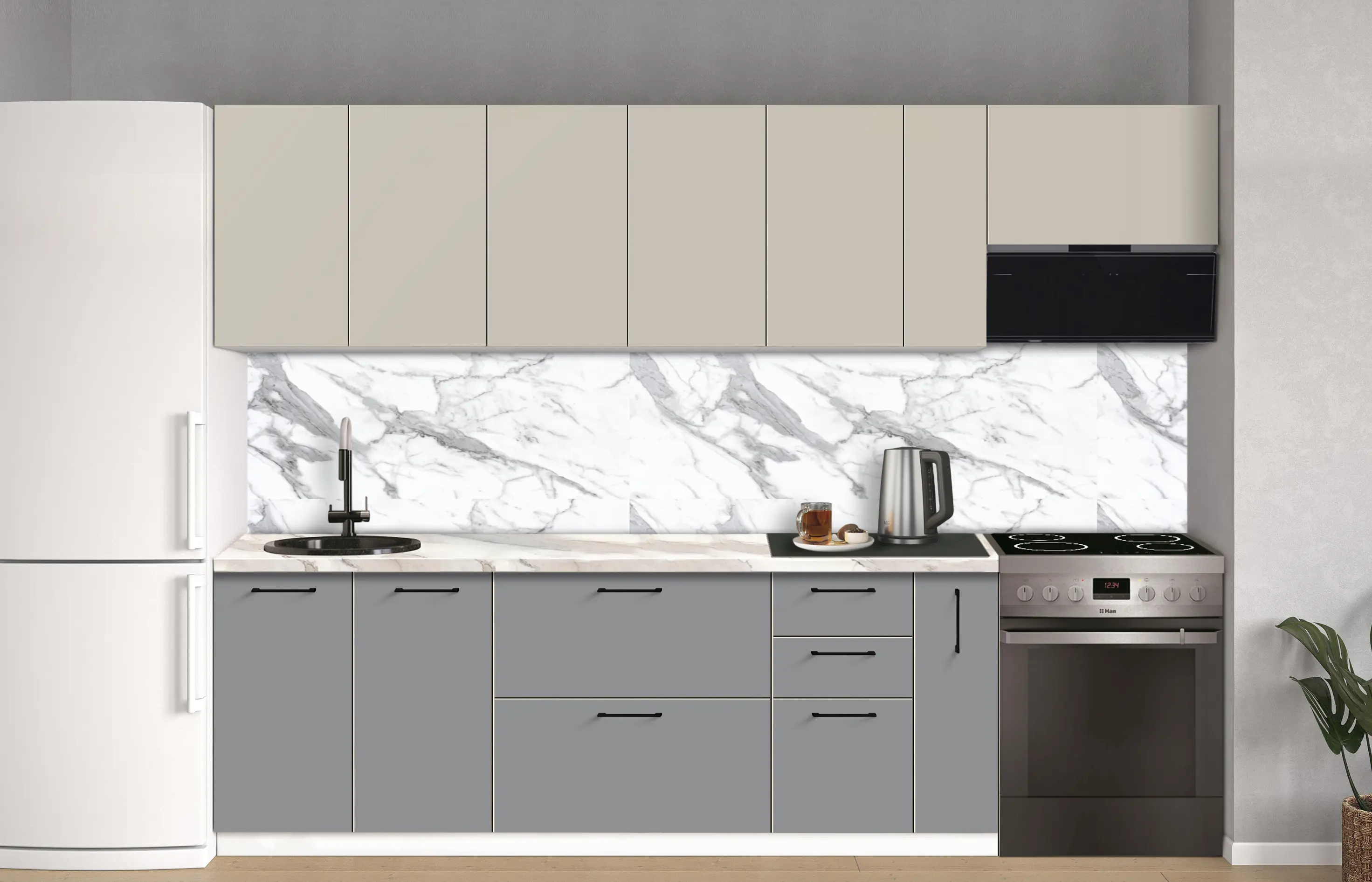 Bucatarie modulara Modern Bono 2 H68 2.8m