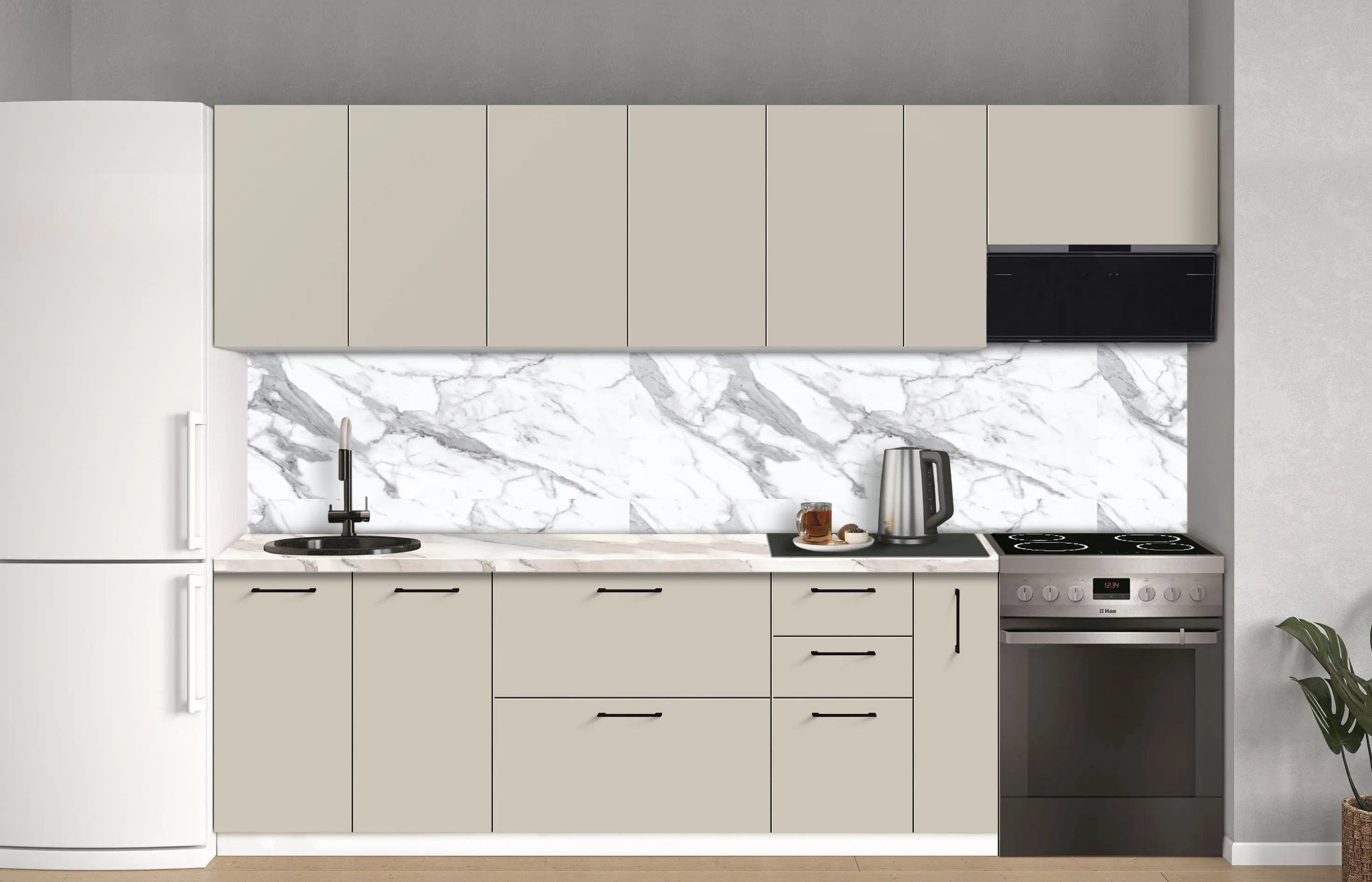 Bucatarie modulara Modern Bono 2 H68 2.8m