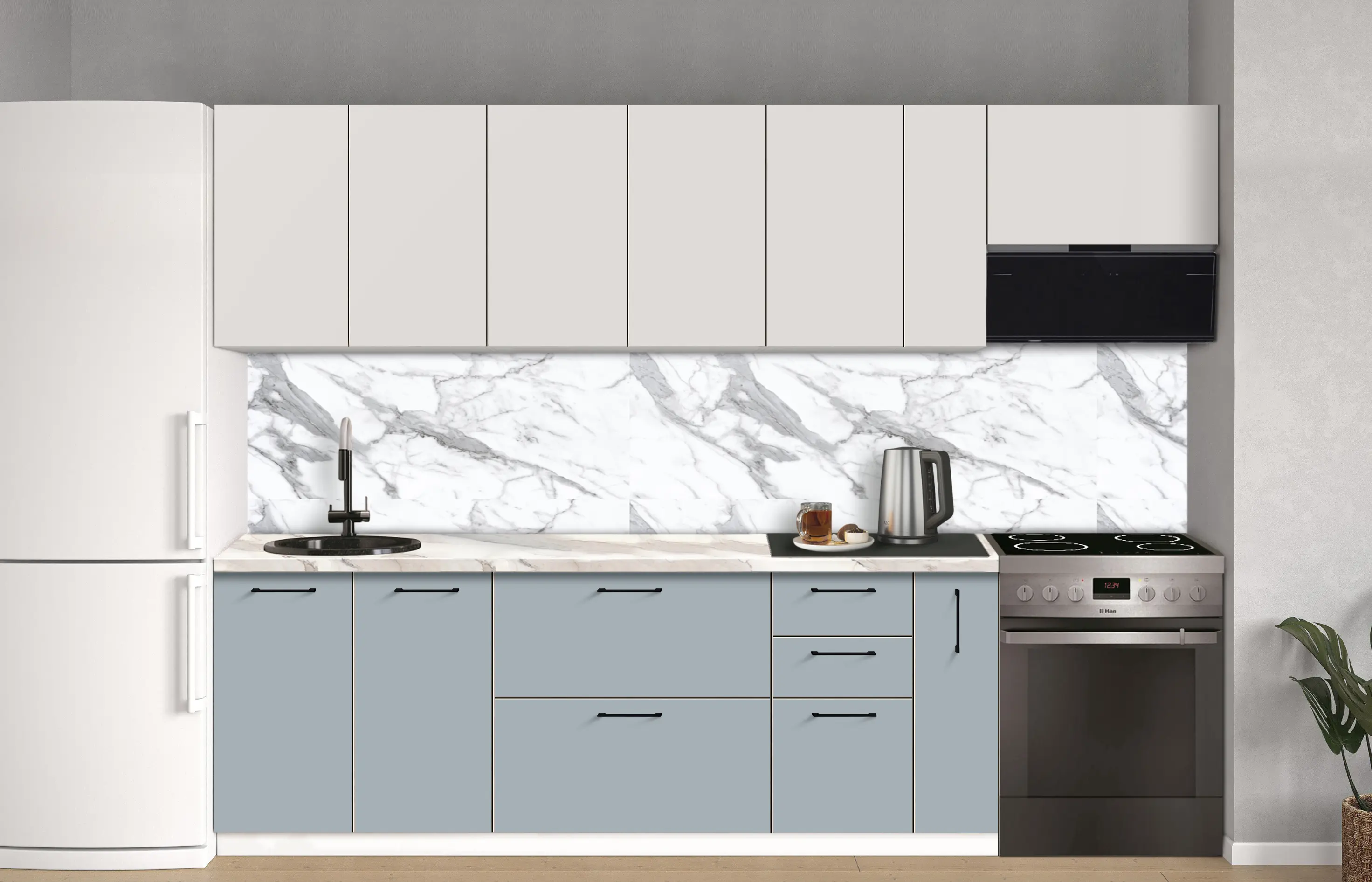 Bucatarie modulara Modern Bono 2 H68 2.8m