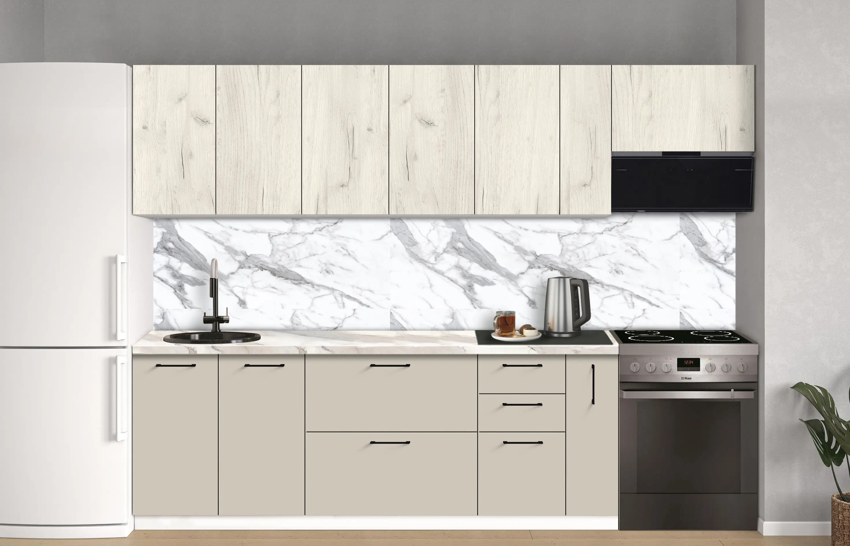 Bucatarie modulara Modern Bono 2 H68 2.8m