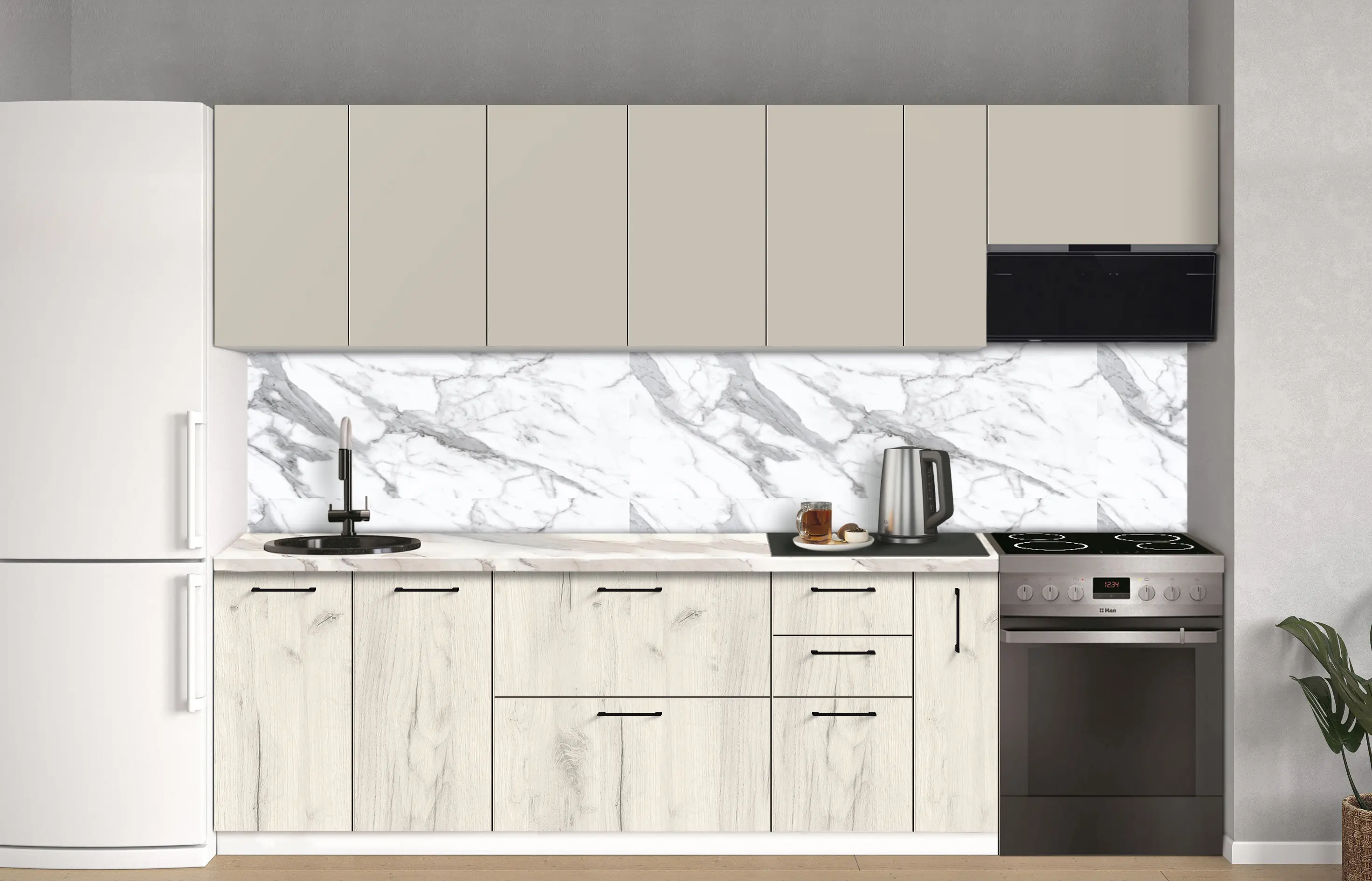 Bucatarie modulara Modern Bono 2 H68 2.8m