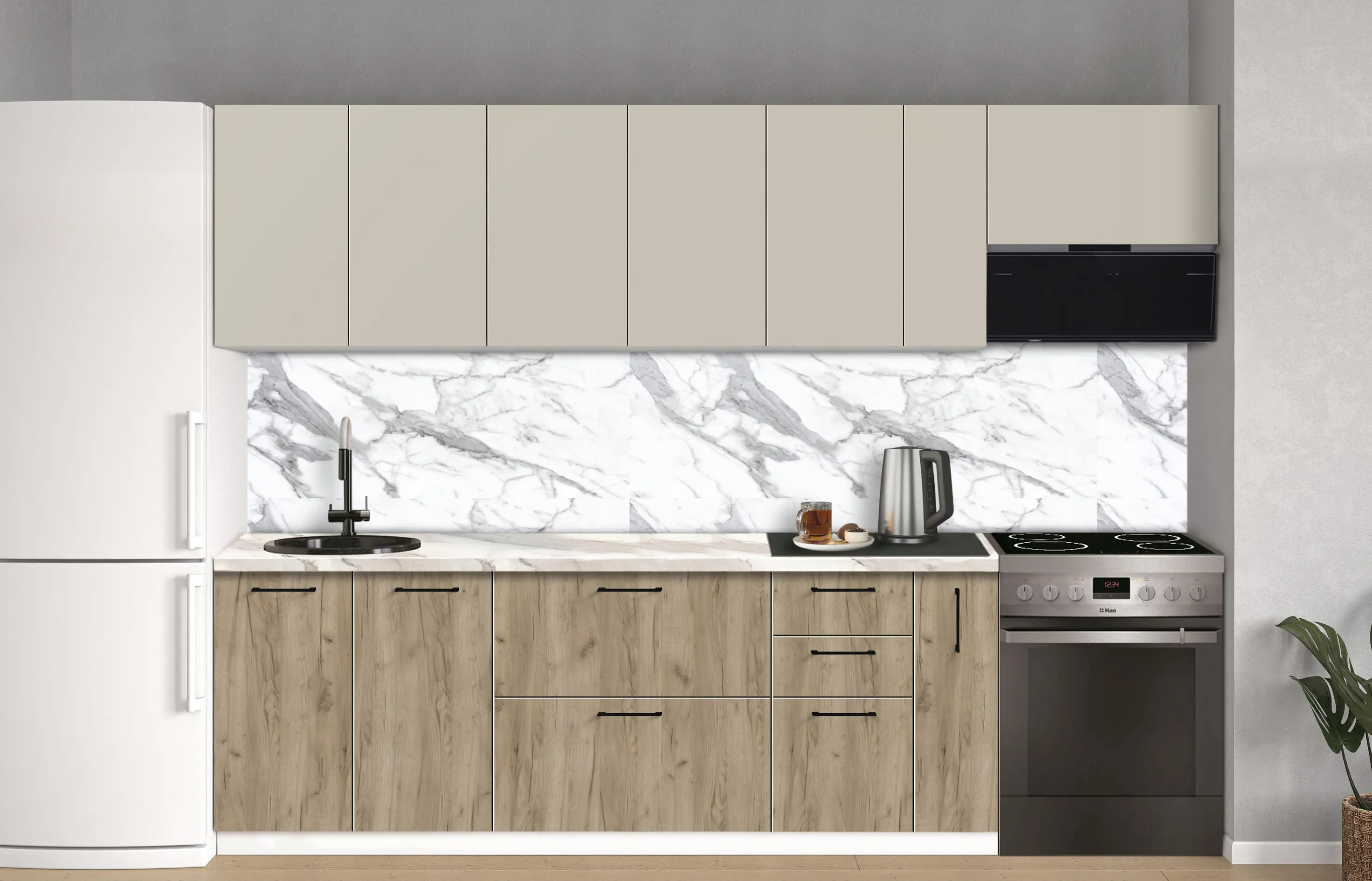 Bucatarie modulara Modern Bono 2 H68 2.8m