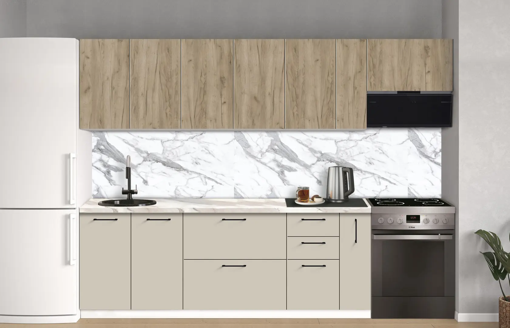 Bucatarie modulara Modern Bono 2 H68 2.8m