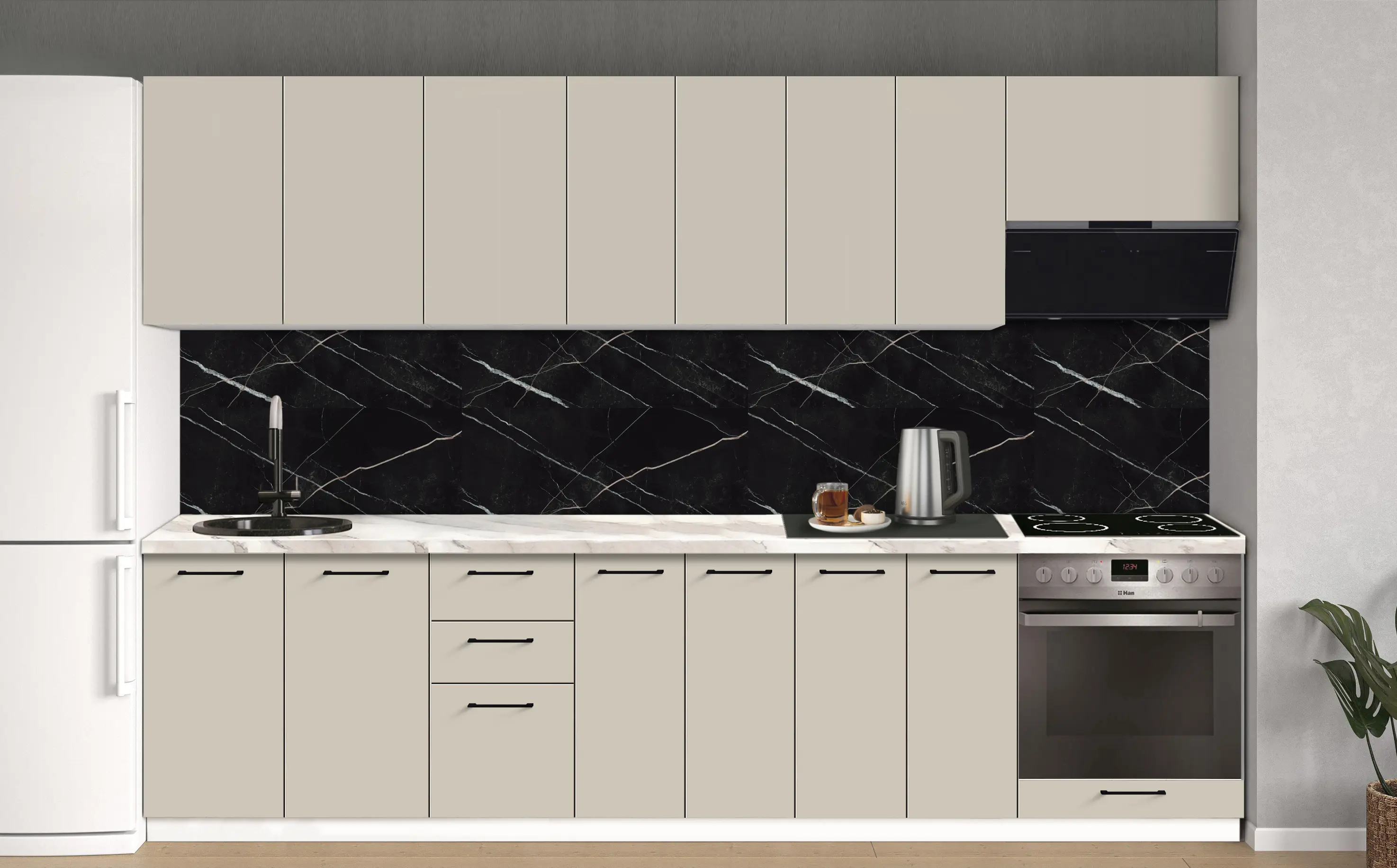 Bucatarie modulara Modern Bono 2 H68 3.0m