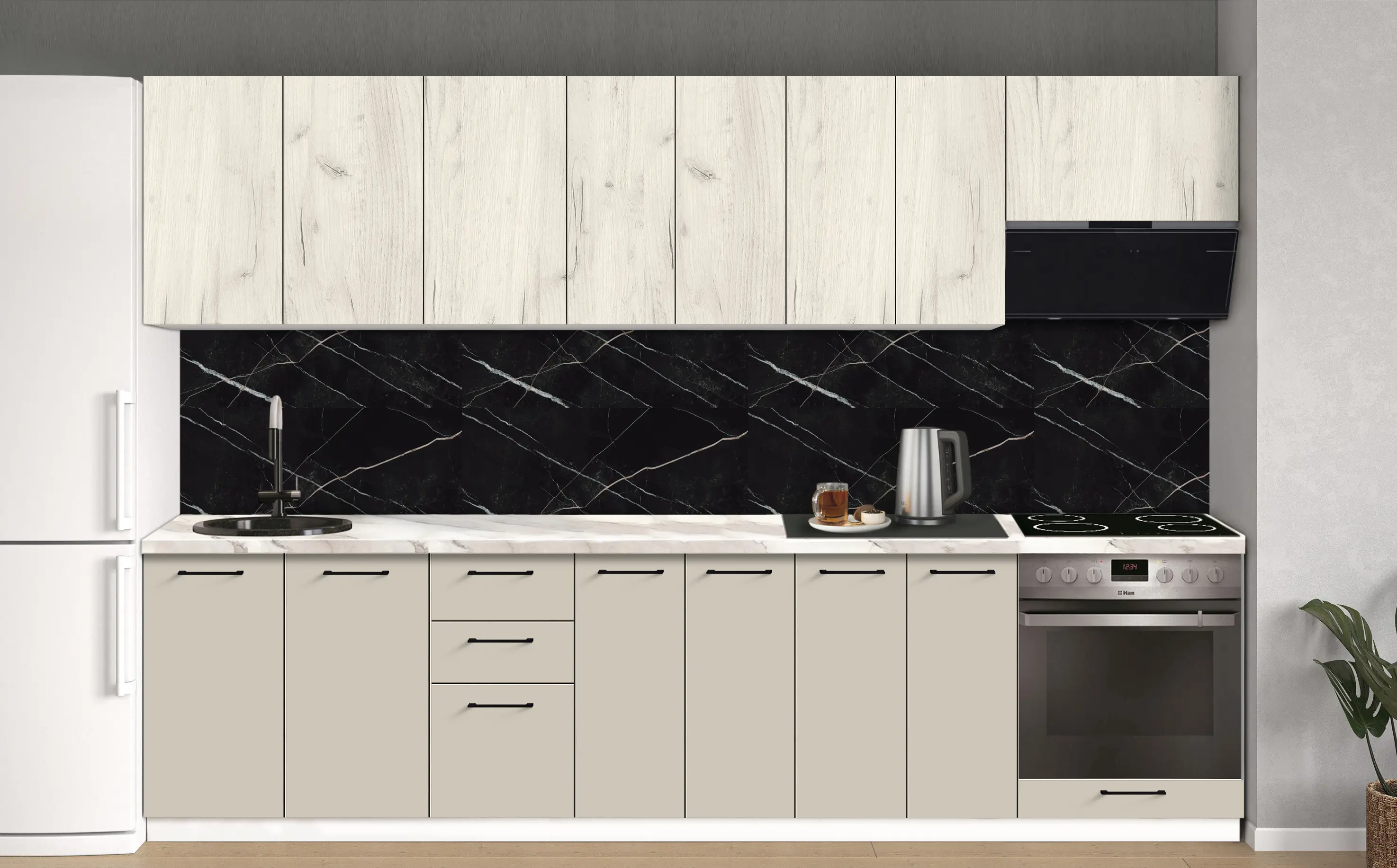 Bucatarie modulara Modern Bono 2 H68 3.0m