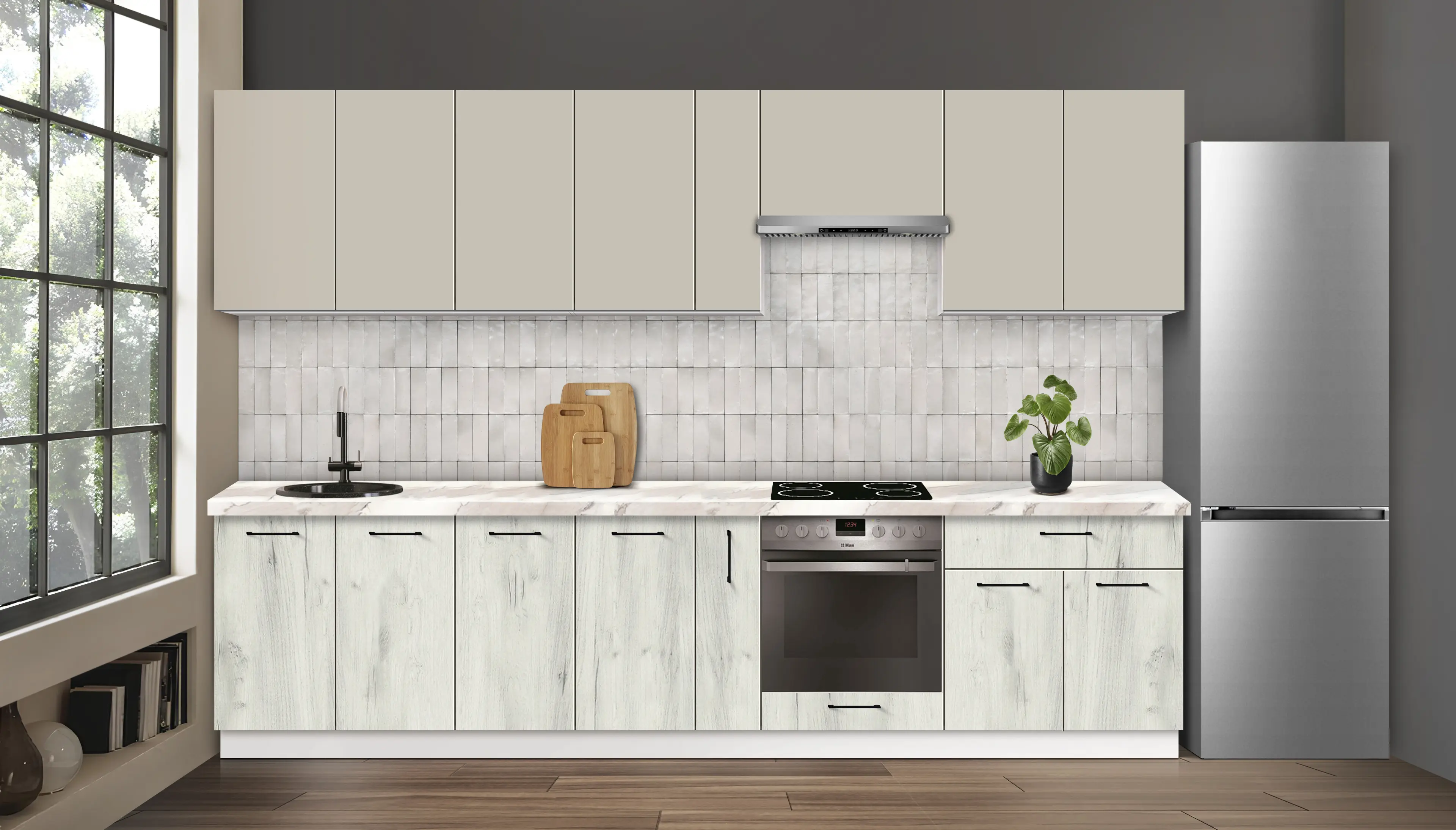 Bucatarie modulara Modern Bono 2 H68 3.2m