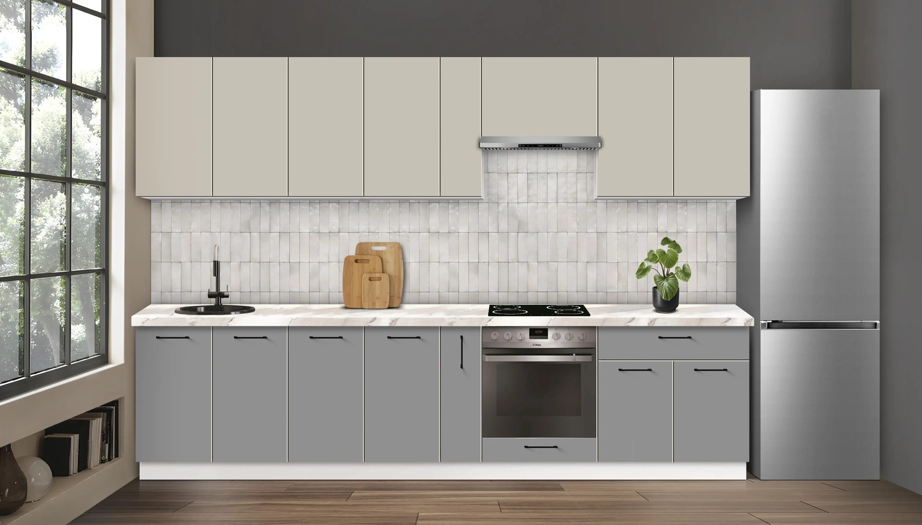 Bucatarie modulara Modern Bono 2 H68 3.2m