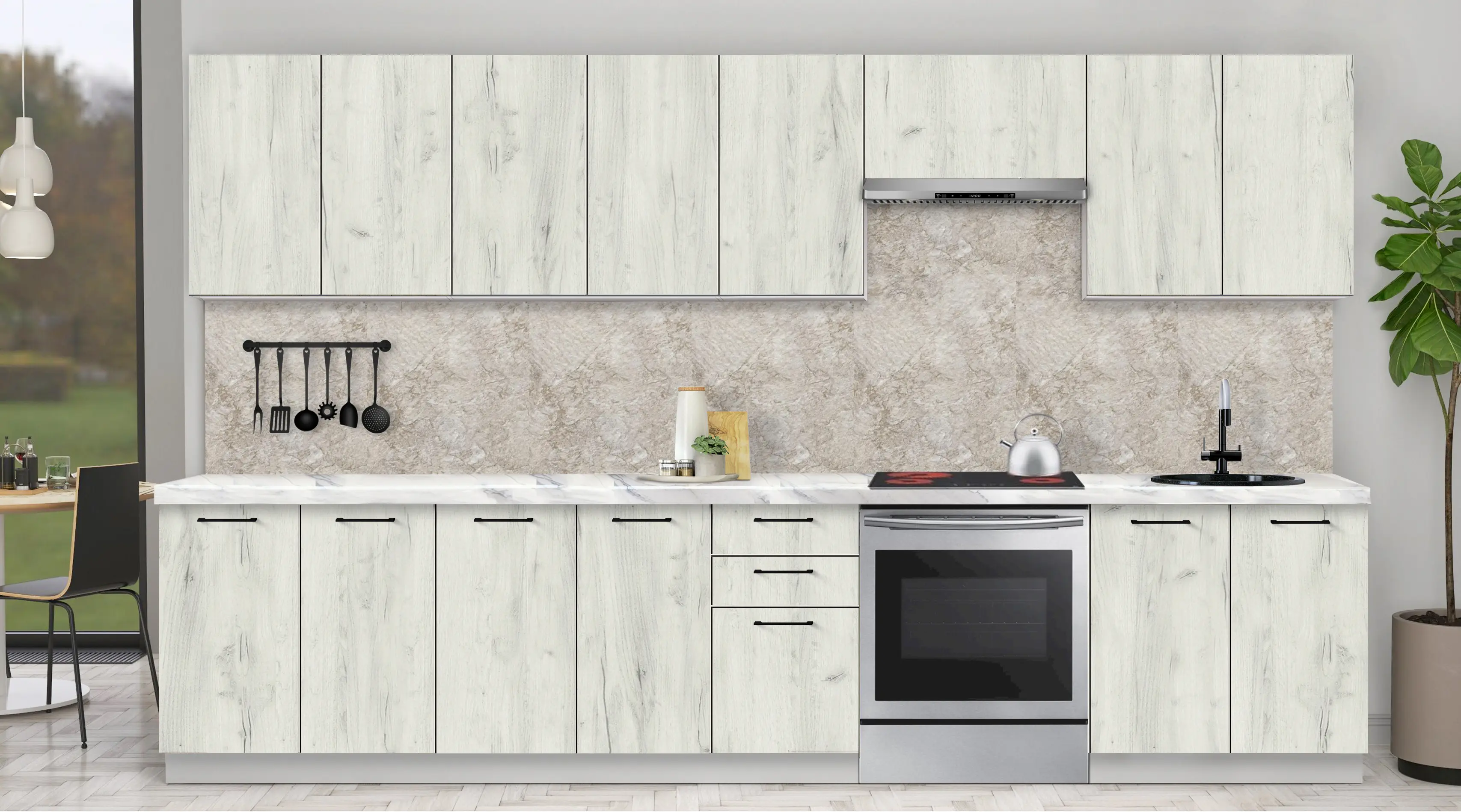 Bucatarie modulara Modern Bono 2 H68 3.4m