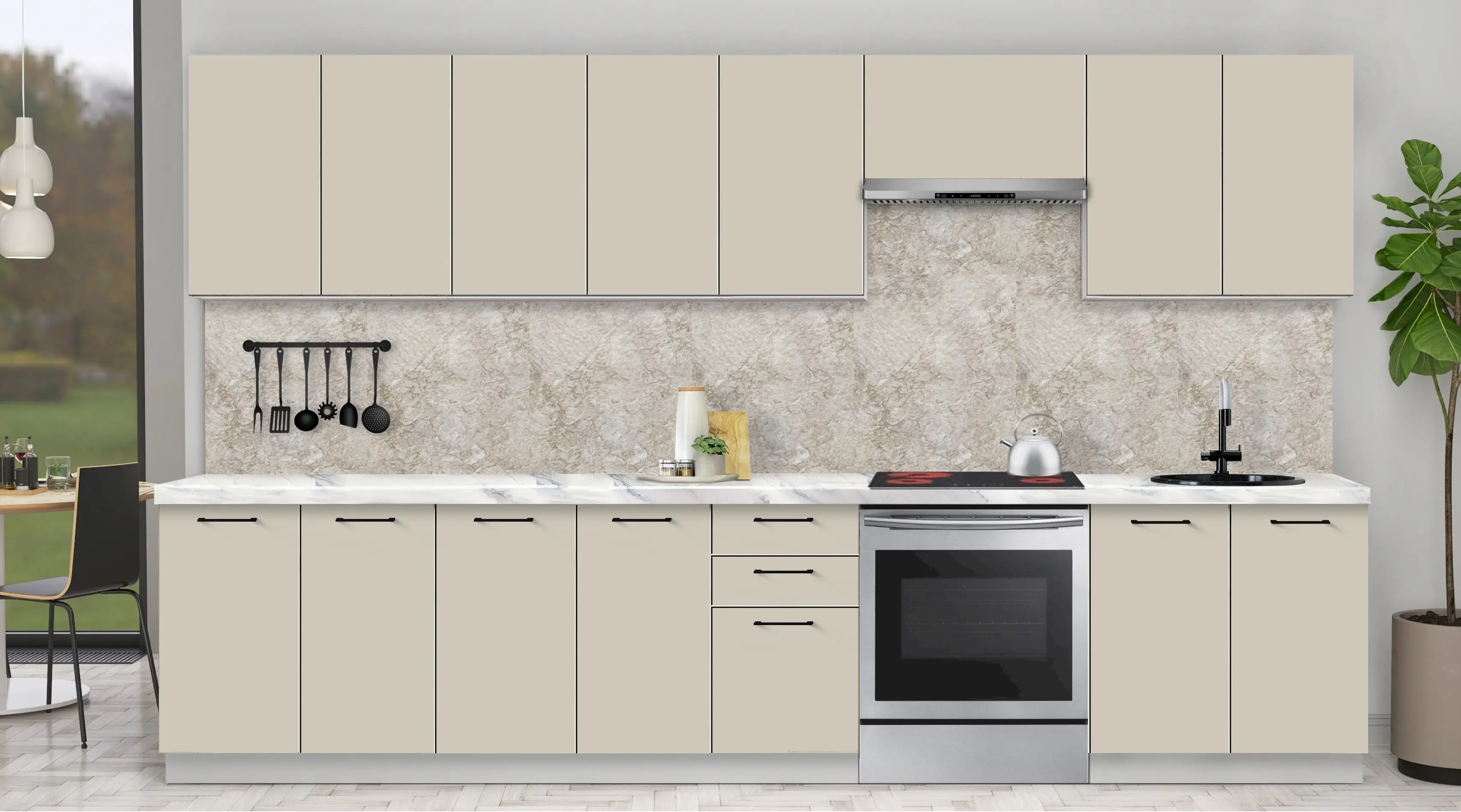 Bucatarie modulara Modern Bono 2 H68 3.4m