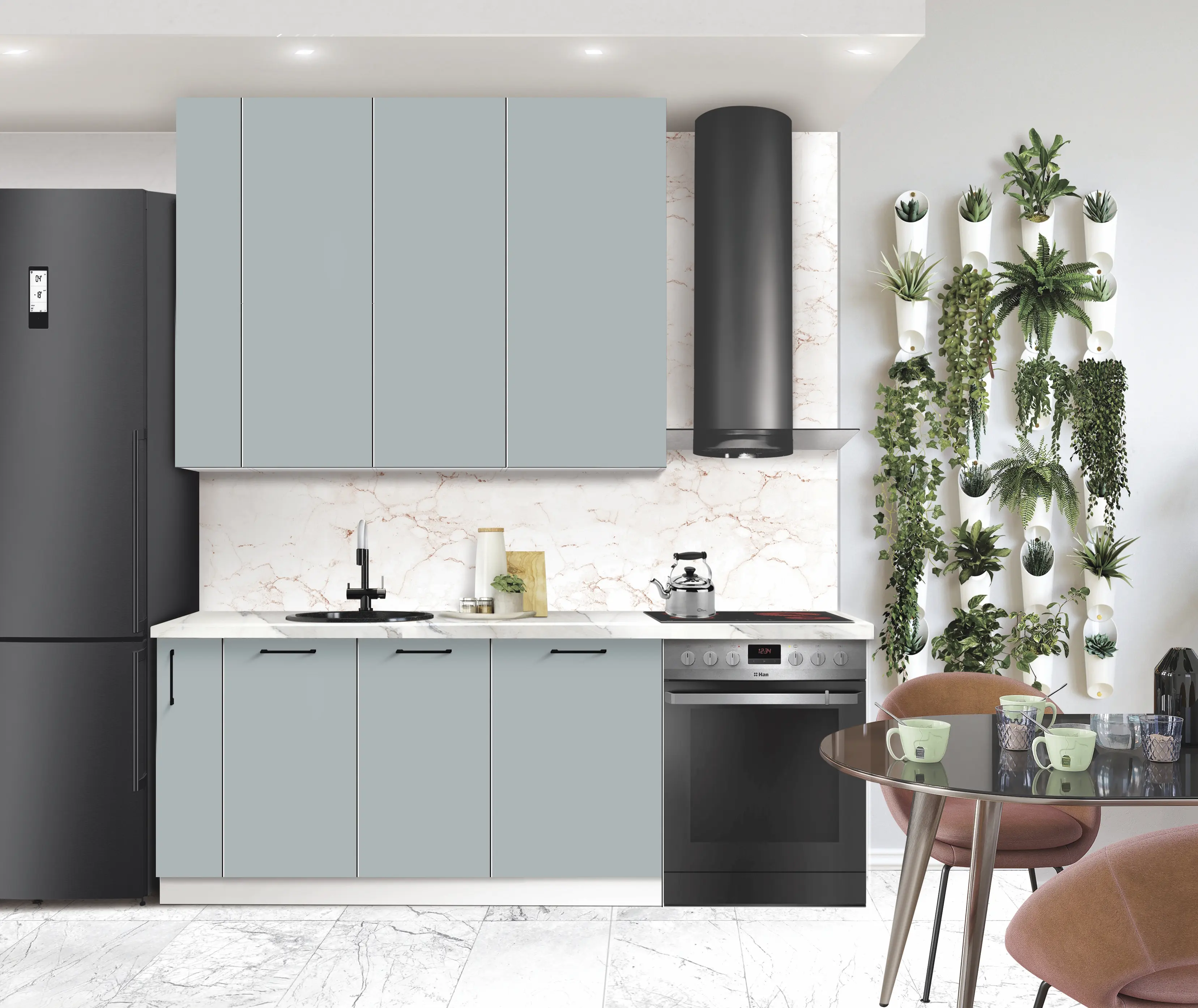 Bucatarie modulara Modern Bono 3 H110 1.5m