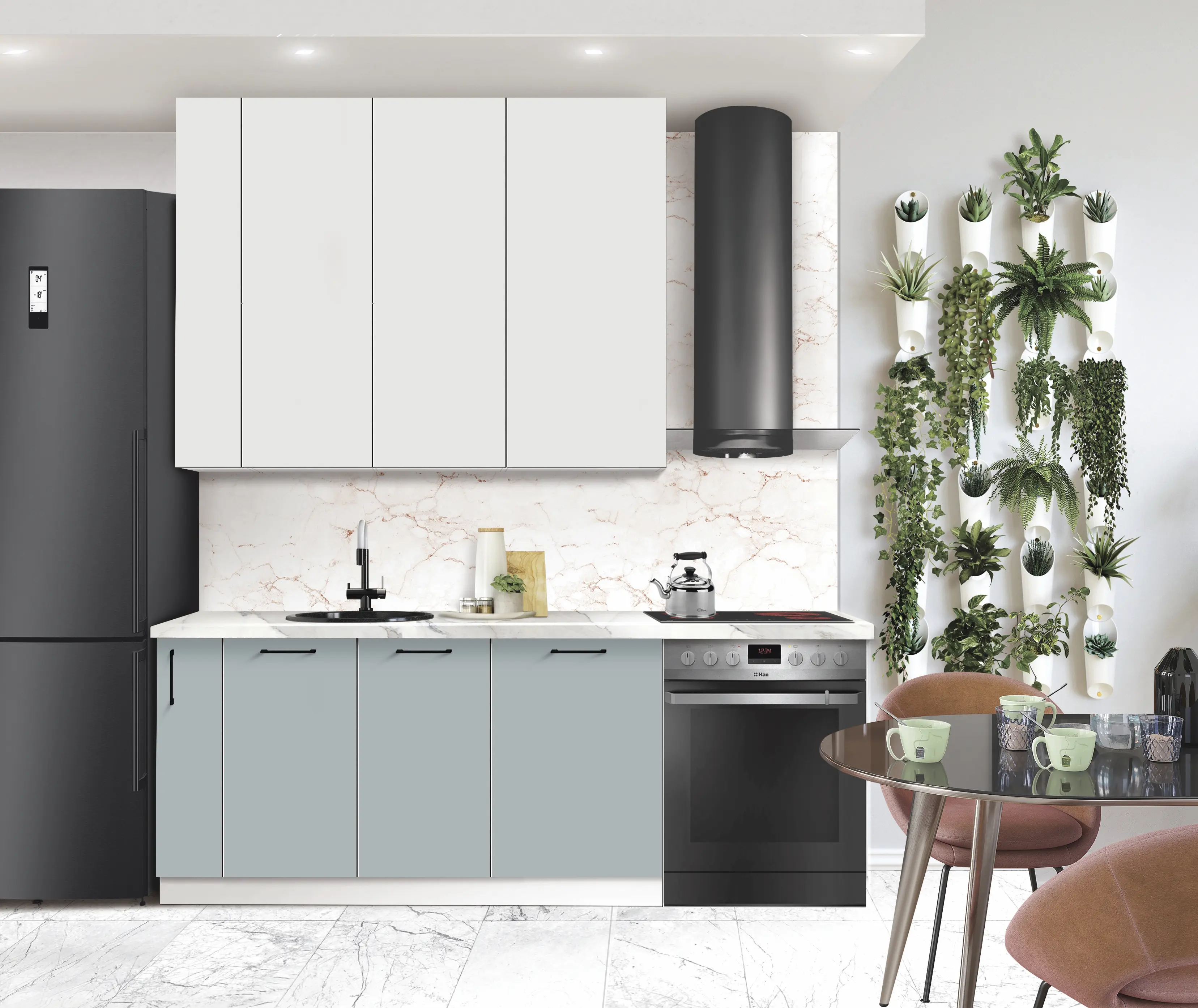 Bucatarie modulara Modern Bono 3 H110 1.5m