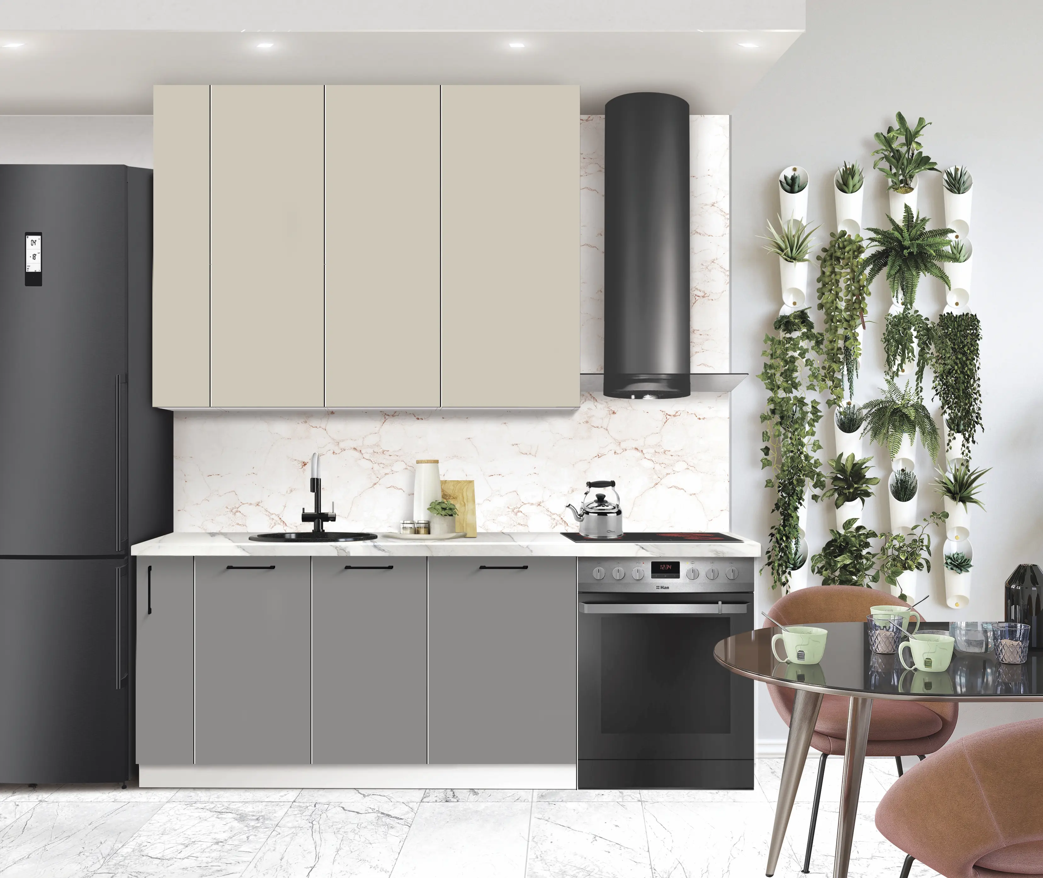 Bucatarie modulara Modern Bono 3 H110 1.5m