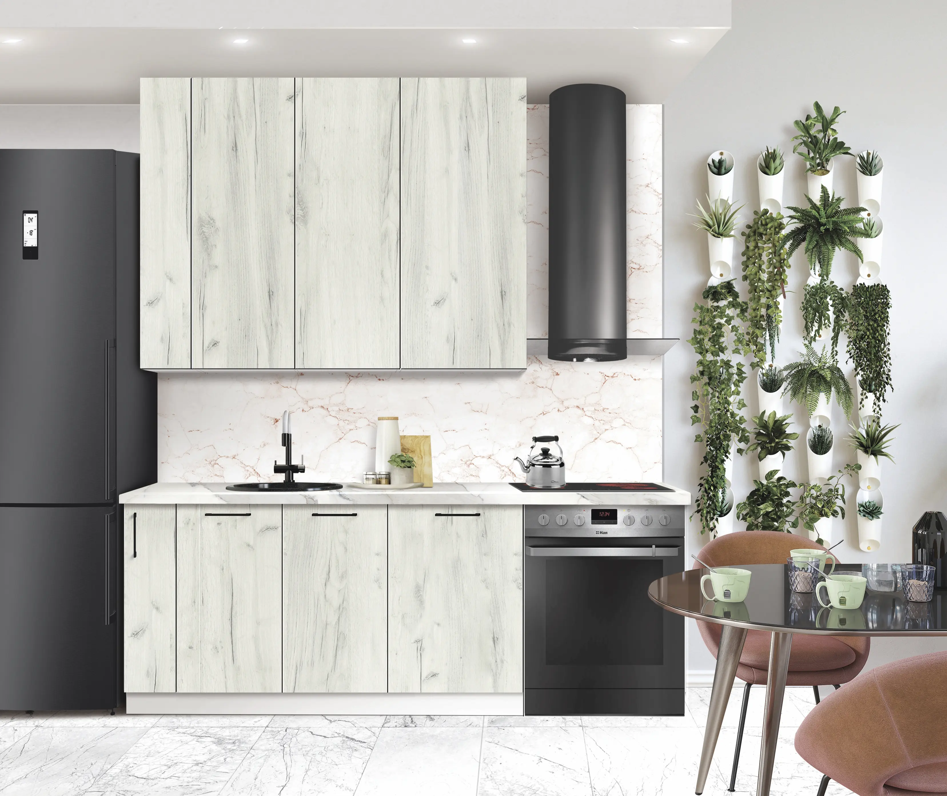 Bucatarie modulara Modern Bono 3 H110 1.5m