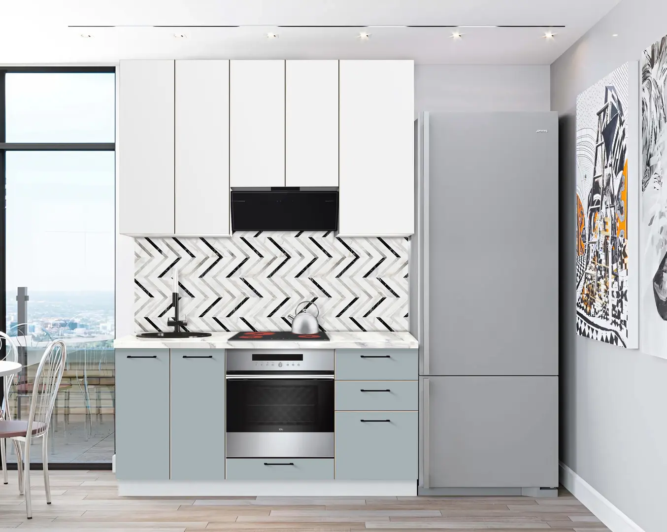 Модульная кухня Modern Bono 3 H110 1.6м