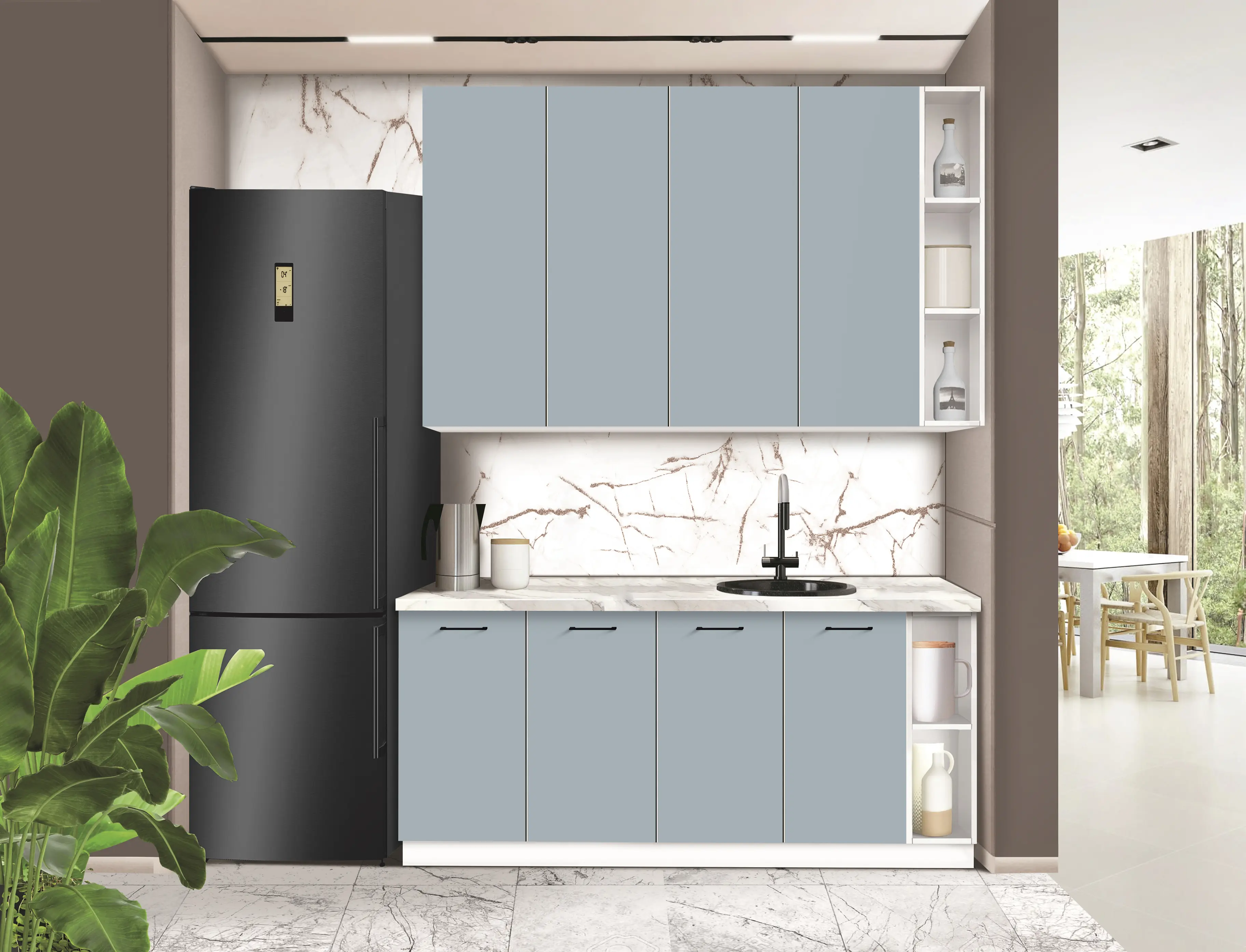 Bucatarie modulara Modern Bono 3 H110 1.8m