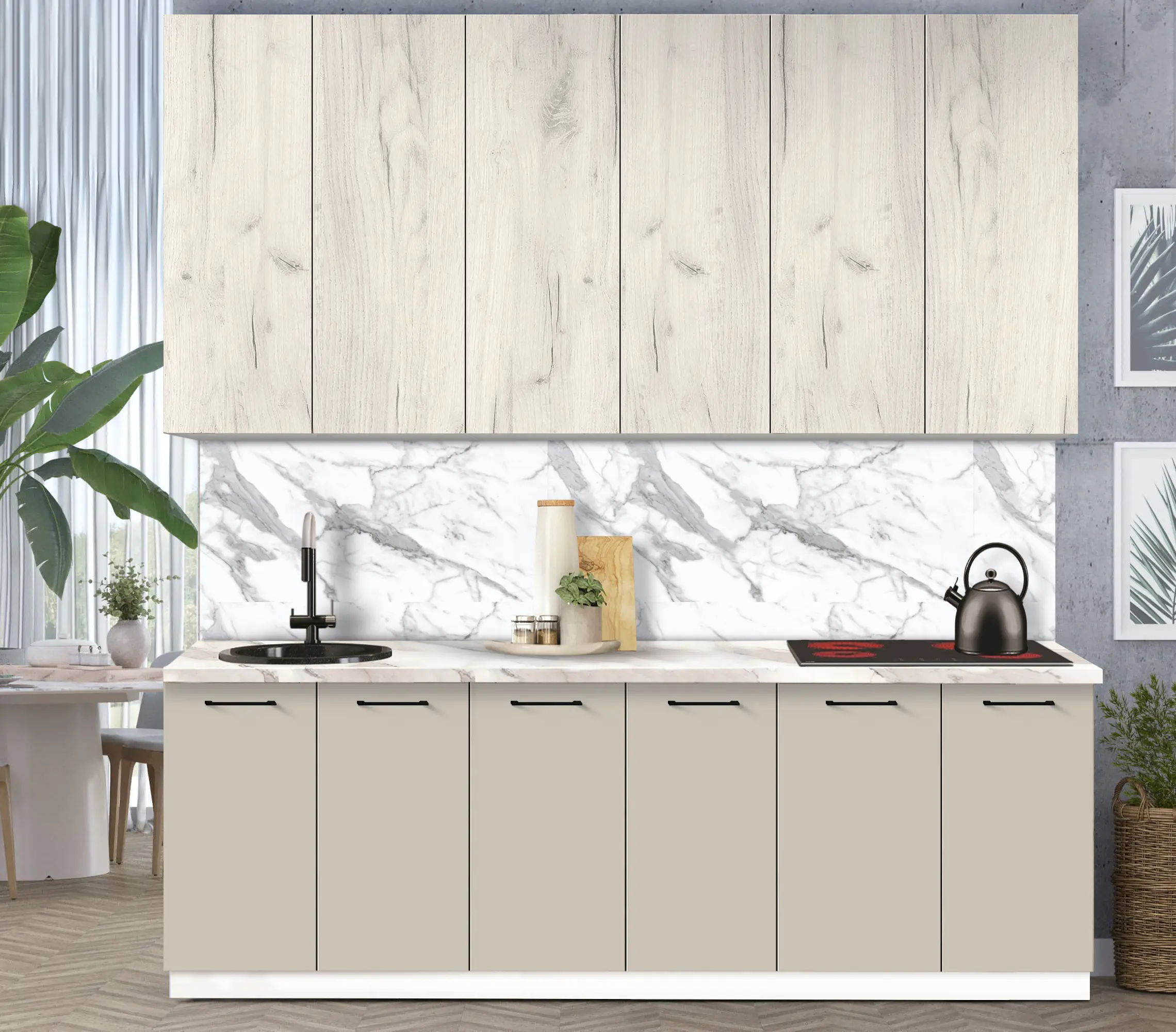 Модульная кухня Modern Bono 3 H110 2.4м